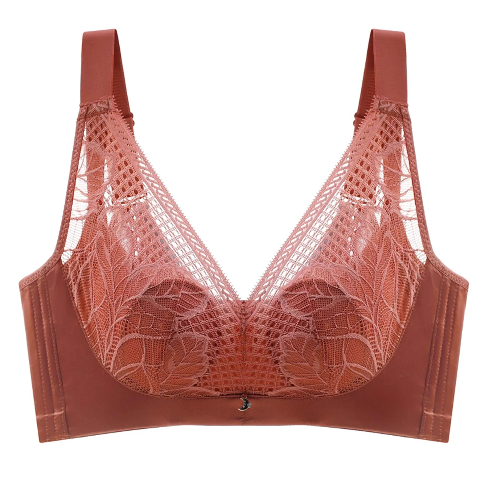 Brasier de cobertura completa para mujer, Comfort Revolution de talla grande, ejercicio diario y ofrece apoyo para la espalda (color caramelo*2, tamaño: 100B)