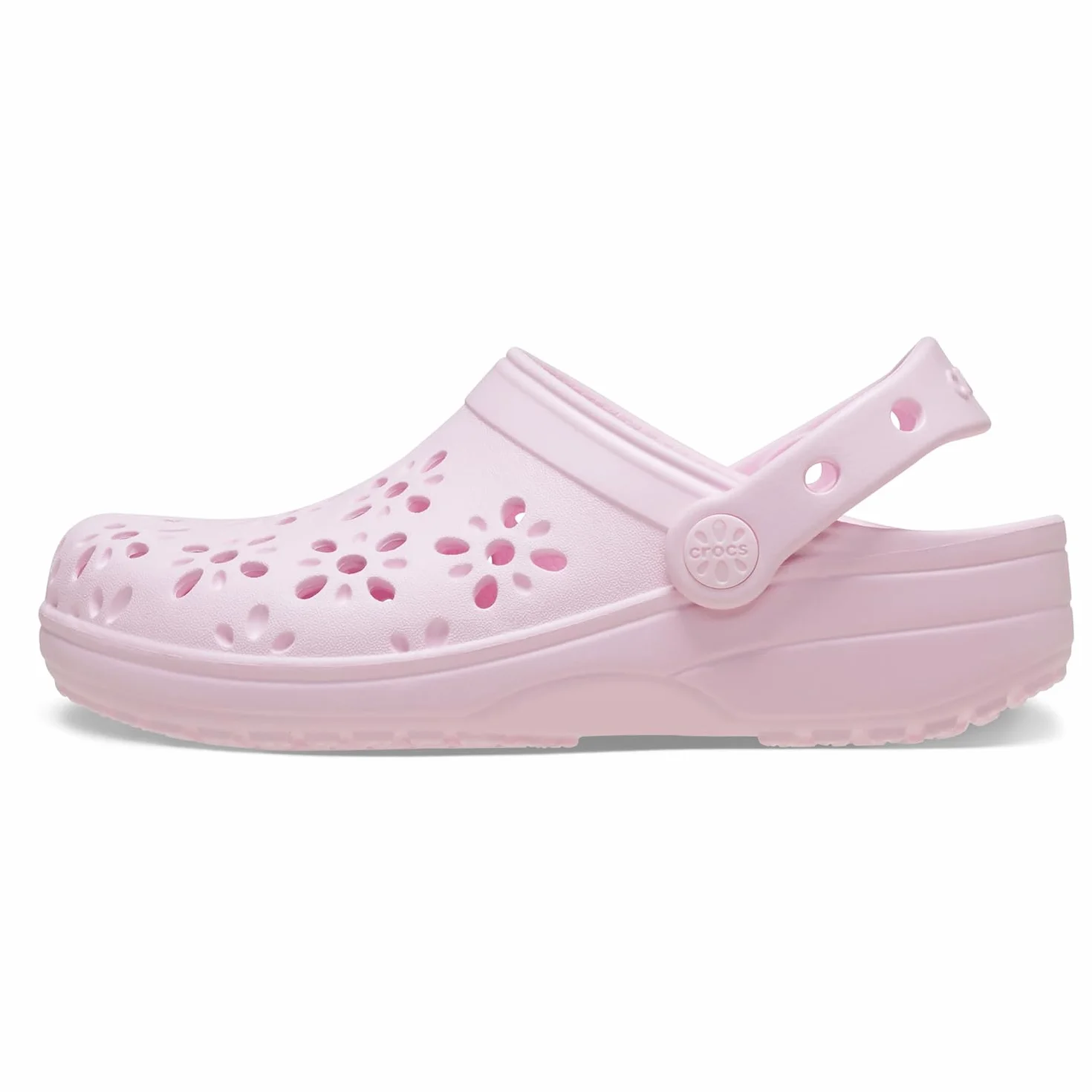 Crocs Classic Floral Cut out Clog K Zuecos niños
