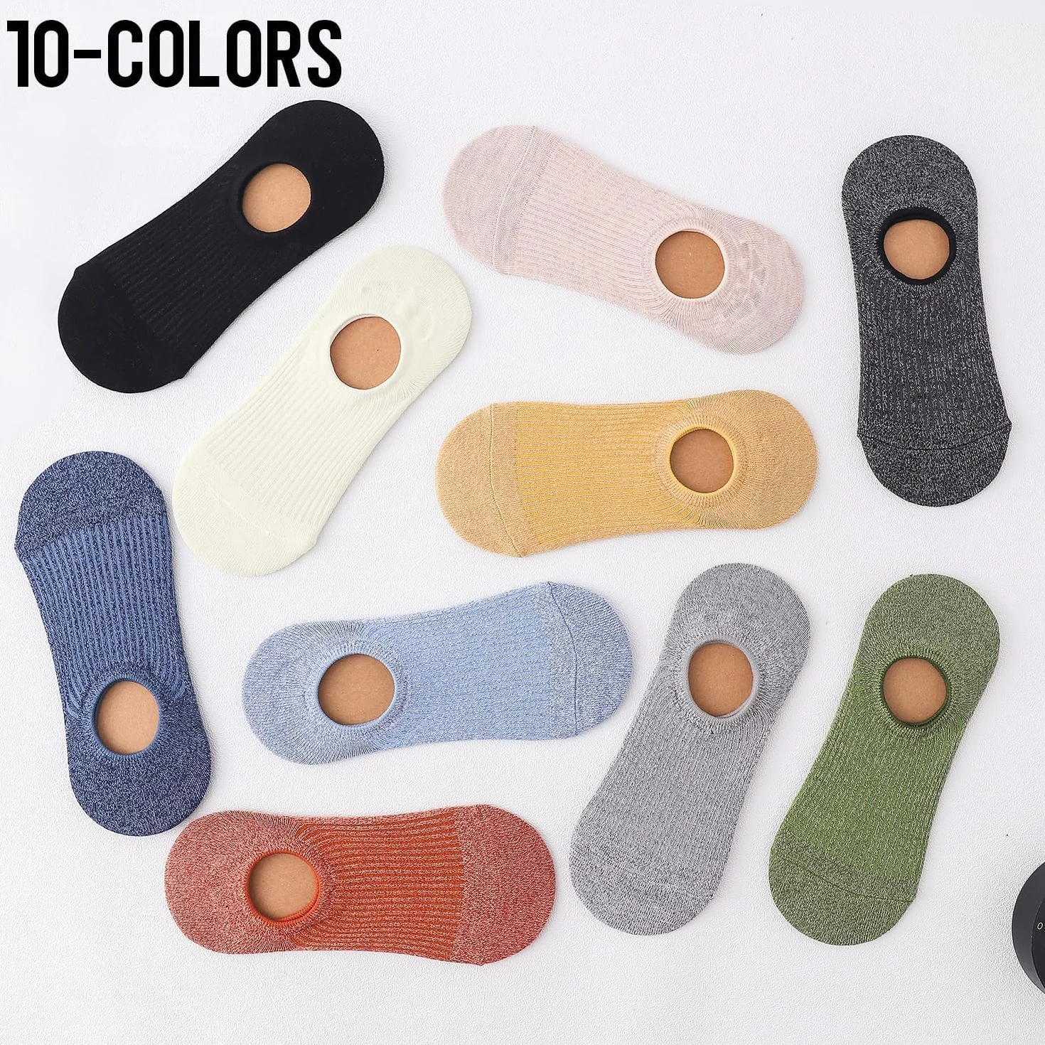 Calcetines invisibles y forros para hombres y mujeres, calcetines tobilleros de corte bajo para zapatillas deportivas o zapatos informales