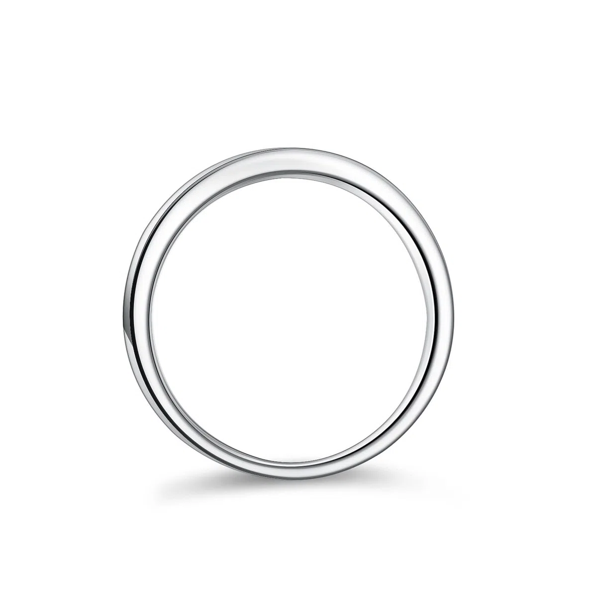 Anillo de compromiso para mujer, oro blanco con diamantes, anillos de boda de oro auténtico, delicado para mujer