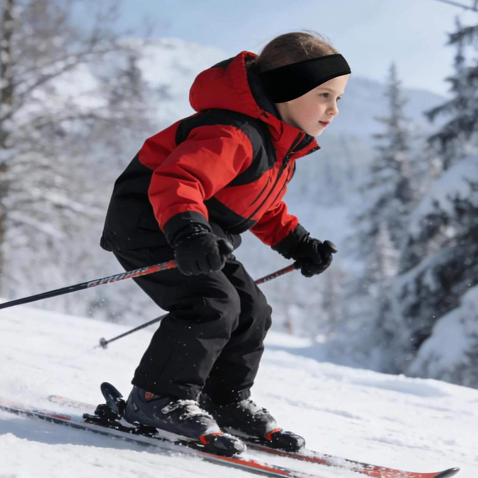 6 orejeras para niños, diademas, calentadores de orejas de invierno para niños y niñas, diademas de invierno para deportes al aire libre, correr, senderismo, ciclismo, tenis, trotar