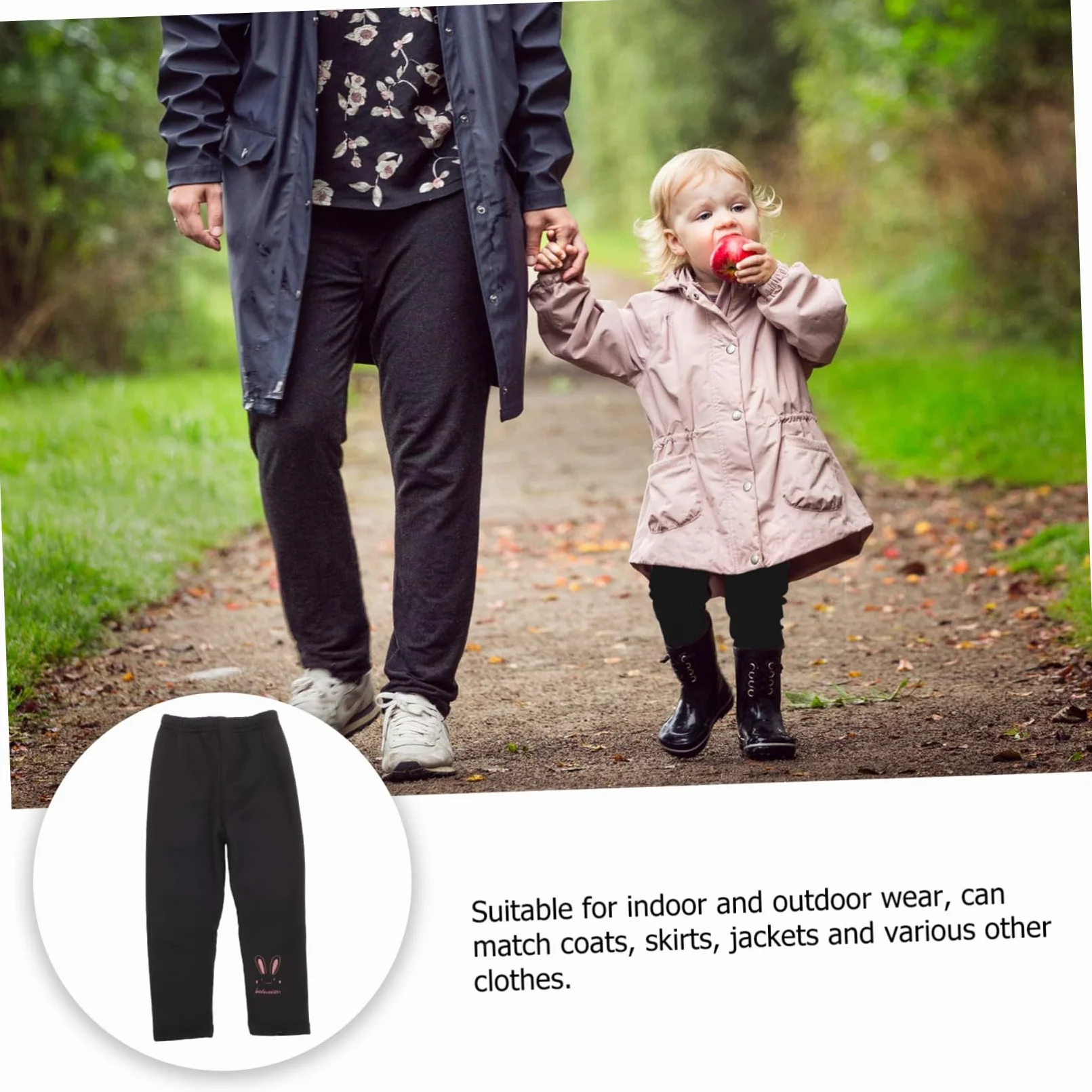 GALPADA 3 Piezas Polainas de bebé Leggins Forrados para niñas Polainas de Invierno para niñas Leggings térmicos Leggins termicos Pantalones Calientes para niñas Polainas de Lana niñas niño