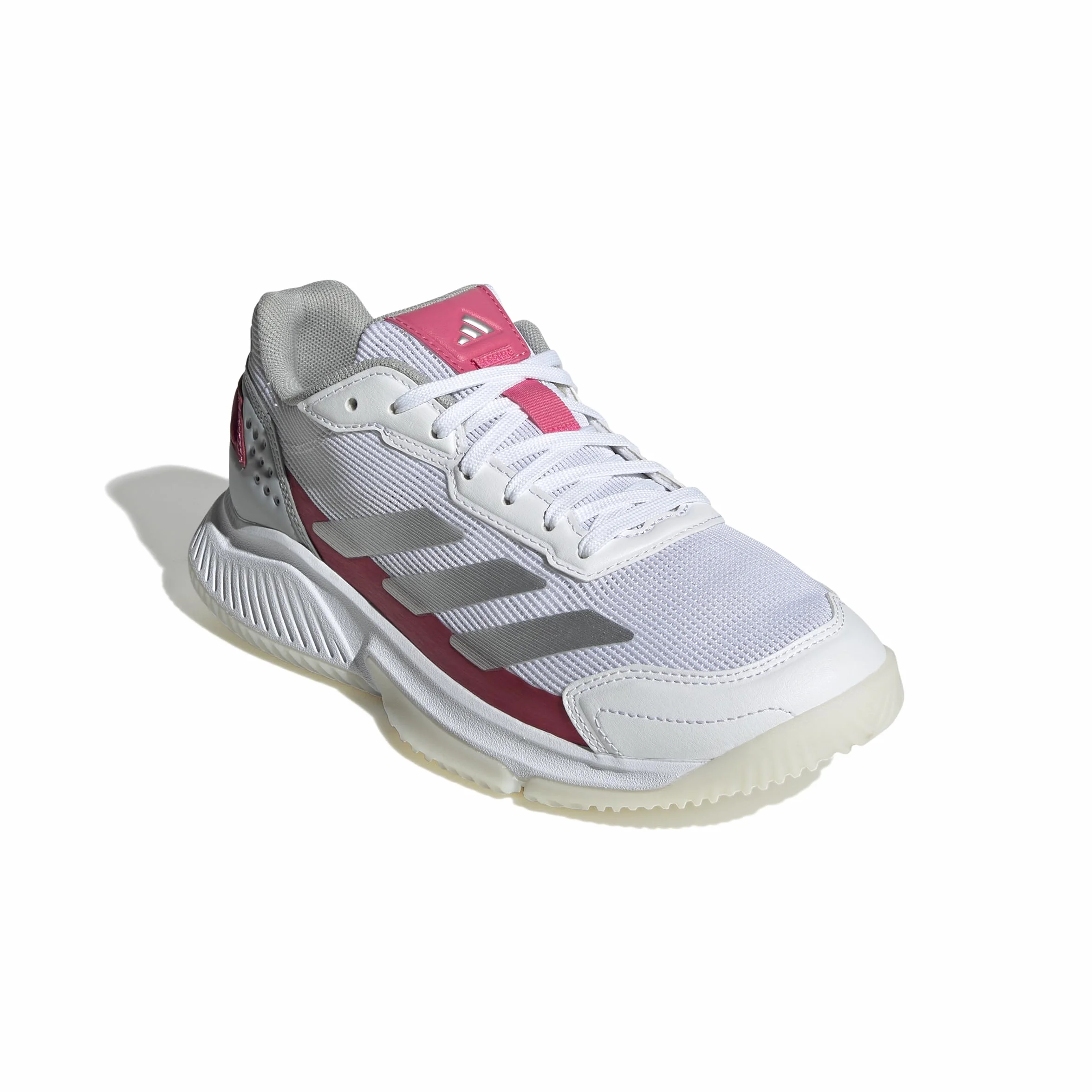 Adidas Courtquick W Padel 38 2/3 EU Cloud White Silver Metallic Lucid Pink