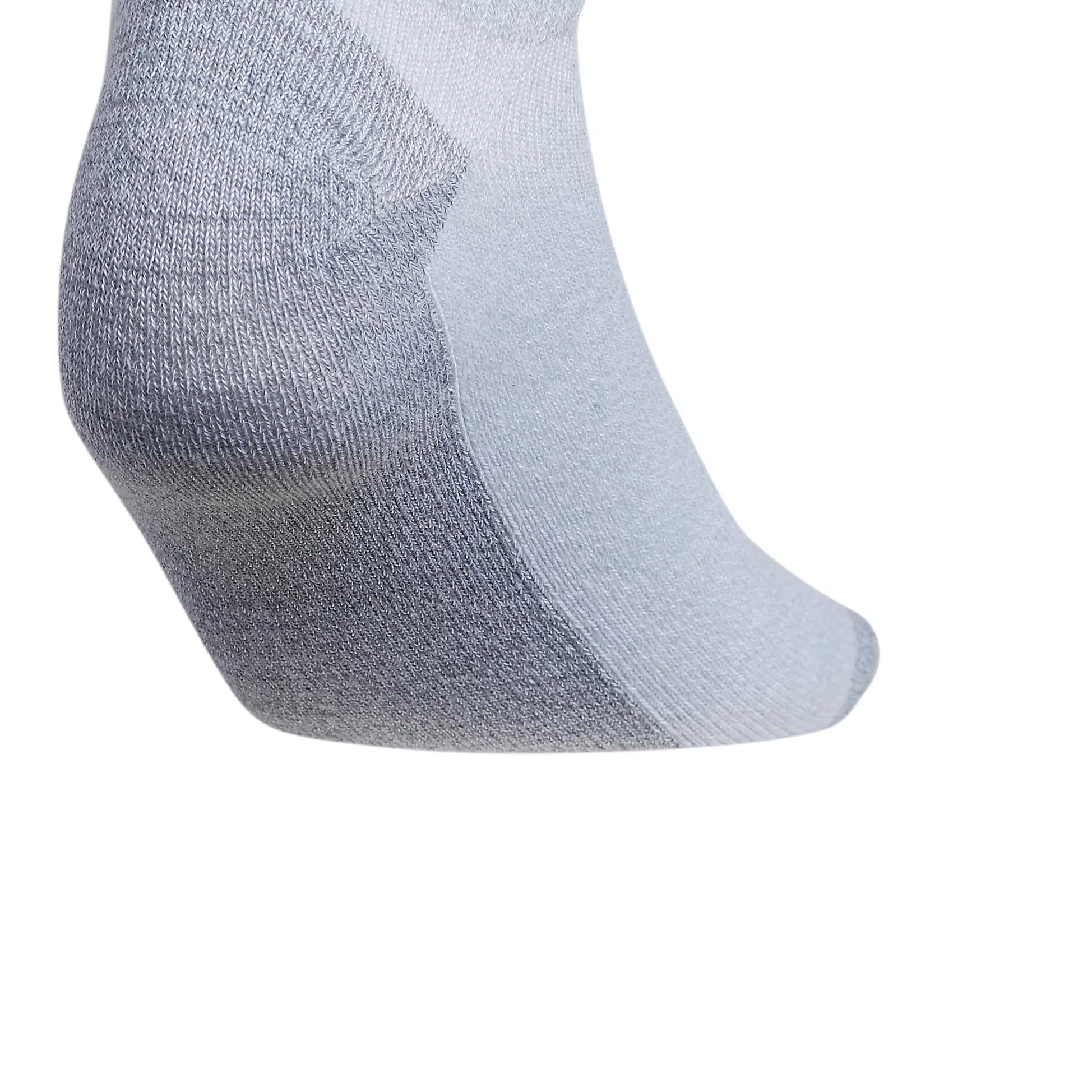 adidas womens Superlite Linear 3.0 No Show Socks (6-Pair), Grey/Bliss Blue/White, Medium