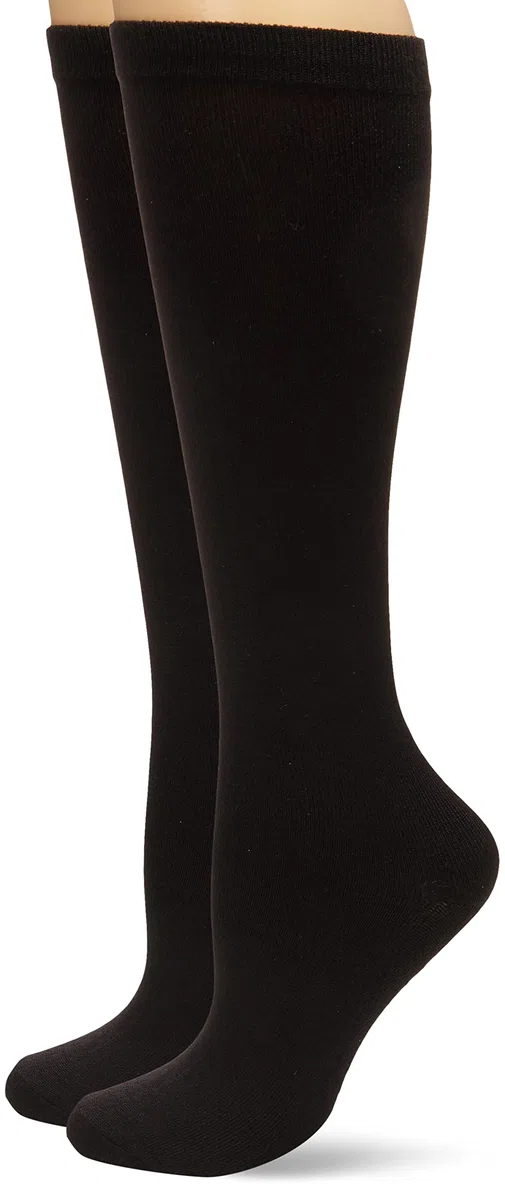 K-Bell Calcetines para mujer Soft and Dreamy KH 2 PR Pack, negro, 9-11