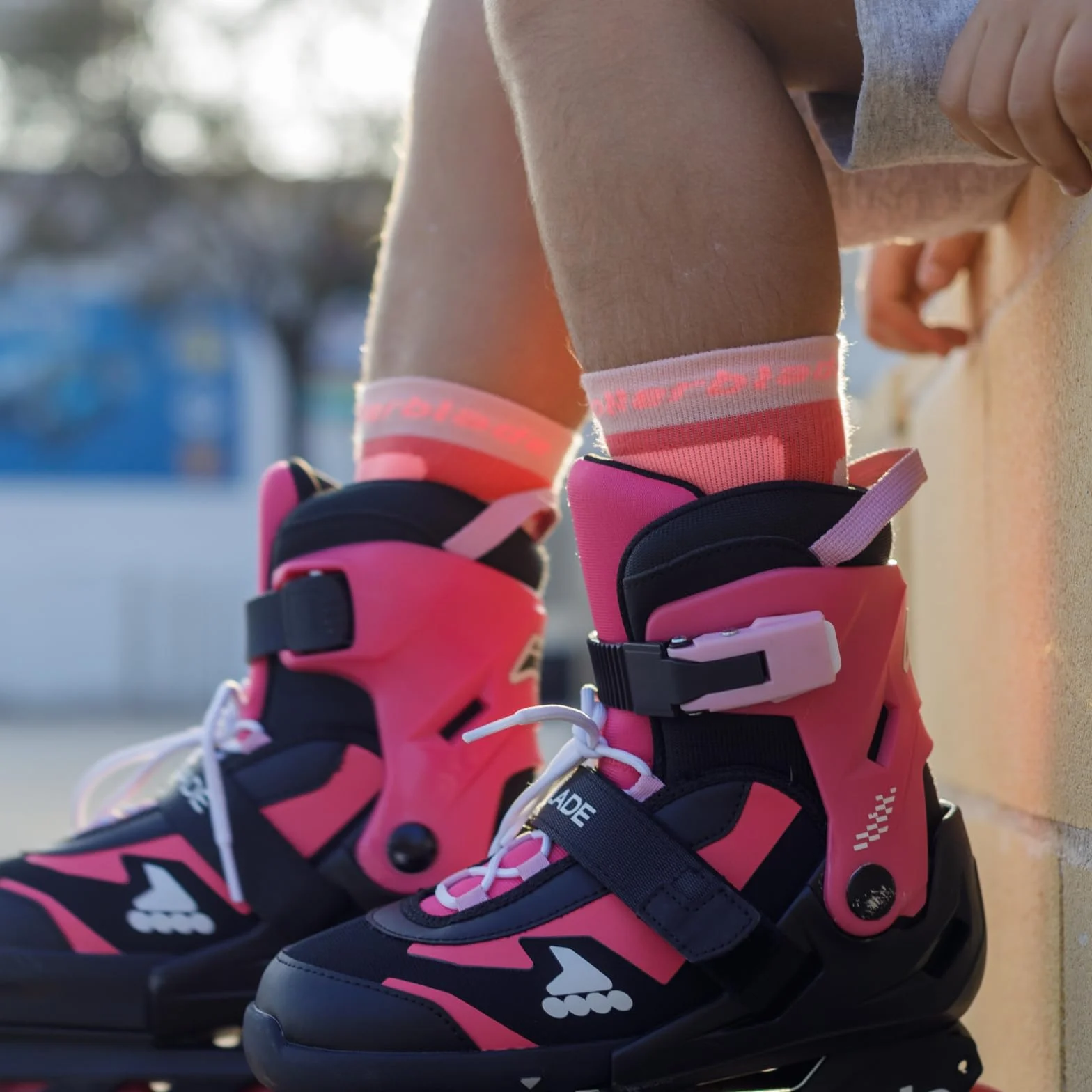 Rollerblade Kids Socks Calcetines de patines en línea Niñas (Pack de 1)
