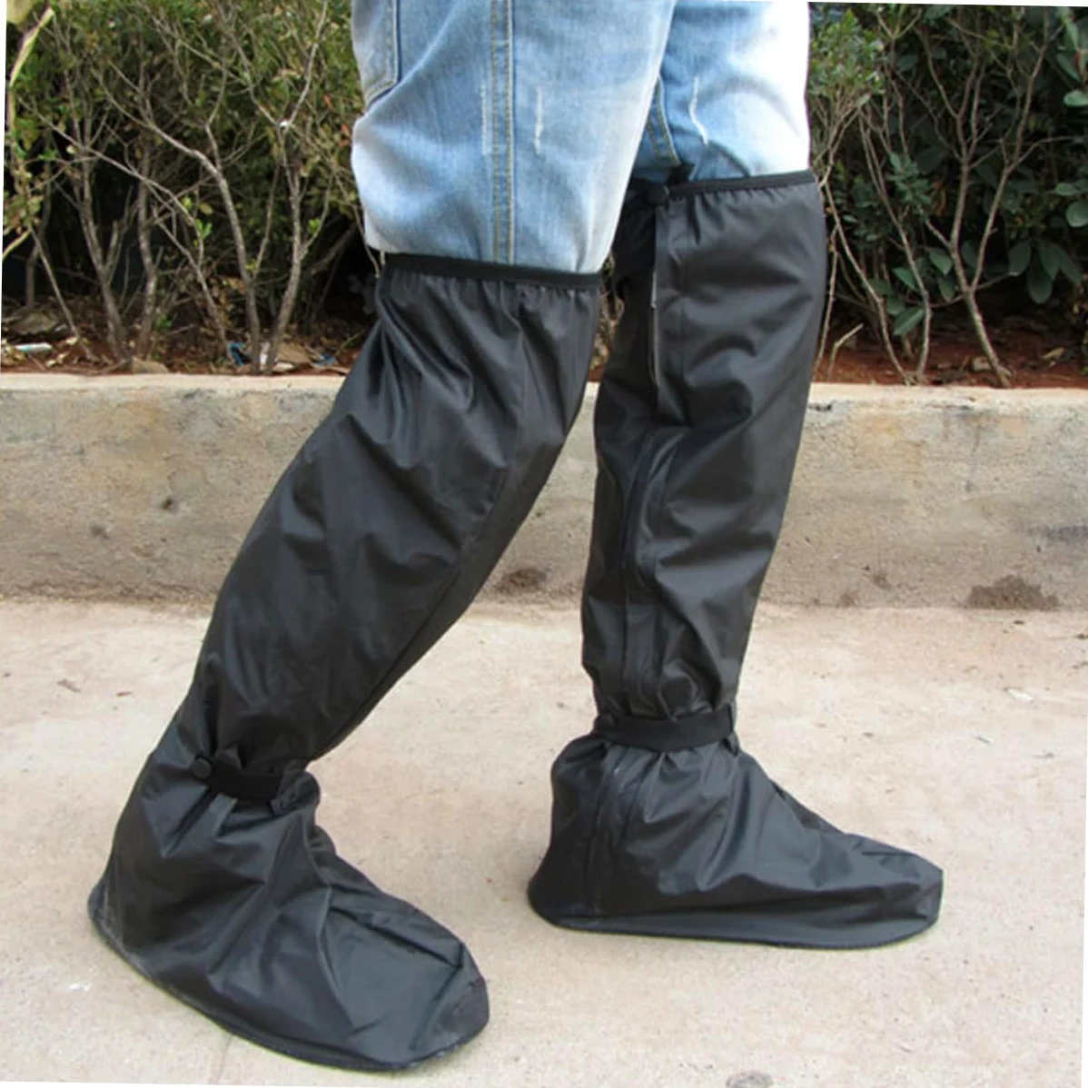 Beavorty Botas De Impermeables Cubrezapatos Protector Antideslizante Reutilizables y Plegables para Diario o Condiciones Húmedas