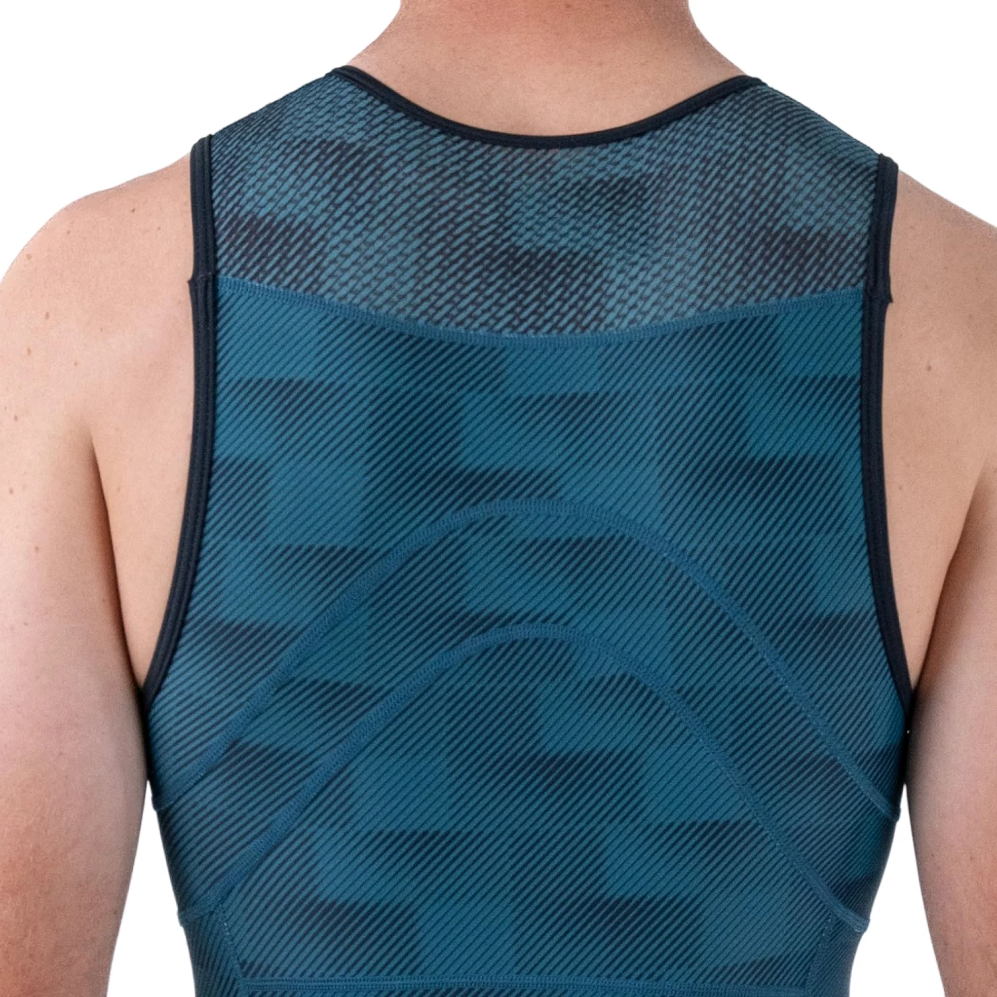 SLS3 Pro Traje de Triatlón para Hombre - Tri Suit Sin Mangas FX - Traje de Triatlón Acolchado - Secado Rápido