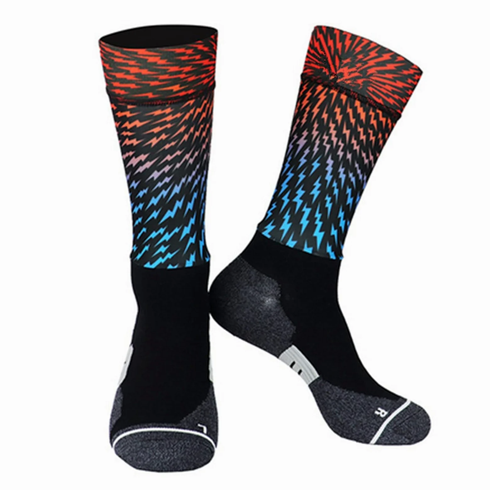 Antideslizante profesional calcetines de bicicleta de bicicleta de compresión de bicicleta calcetines deportivos hombres y mujeres calcetines deportivos calcetines de ciclismo de carreras calcetines d