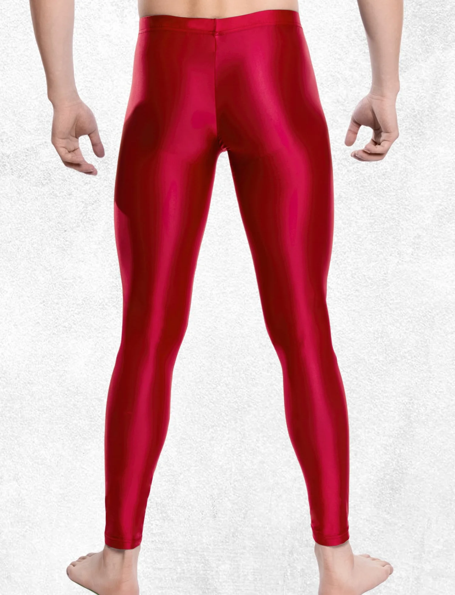Mallas Brillantes Hombre Gloss Legging Deportivos Aceitado Pantalón Ajustado Elásticos Sedosos M-XXL