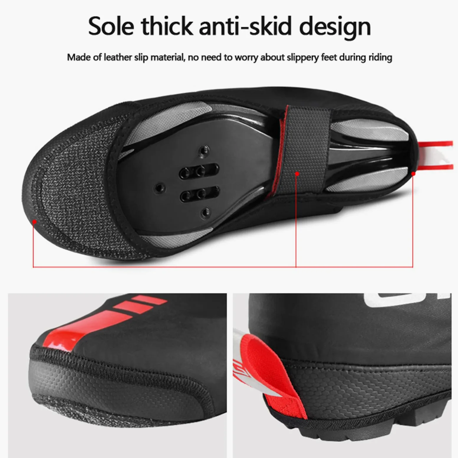 Cubrezapatillas de Ciclismo Fundas para Botas Impermeables a Prueba de Polvo Invierno Deportes al Aire Libre Cálido Térmico Cubrezapatillas de Ciclismo Botines de Bicicleta de Carretera/Montaña