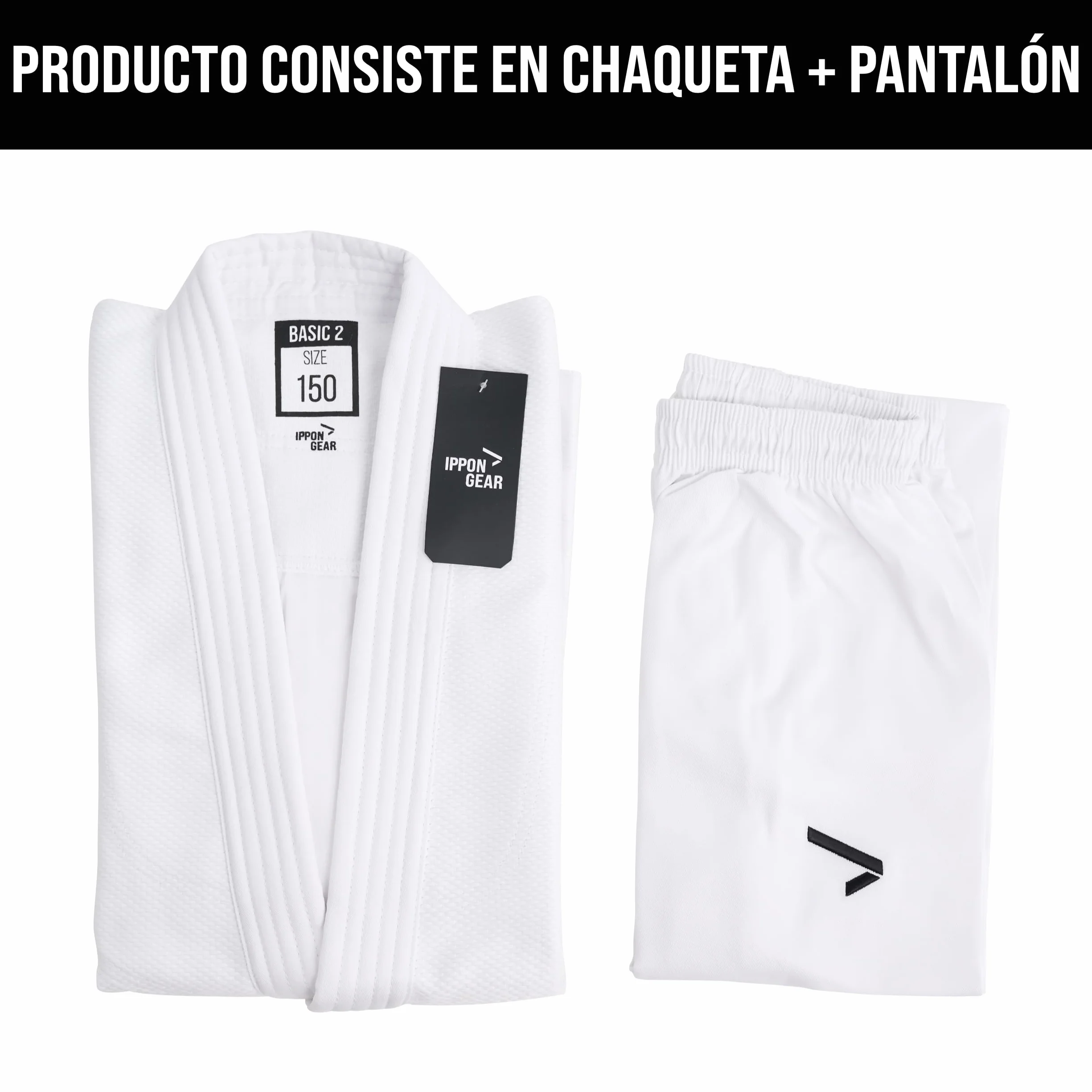 IPPONGEAR Basic 2 Traje de judo Unisex adulto (Pack de 1)