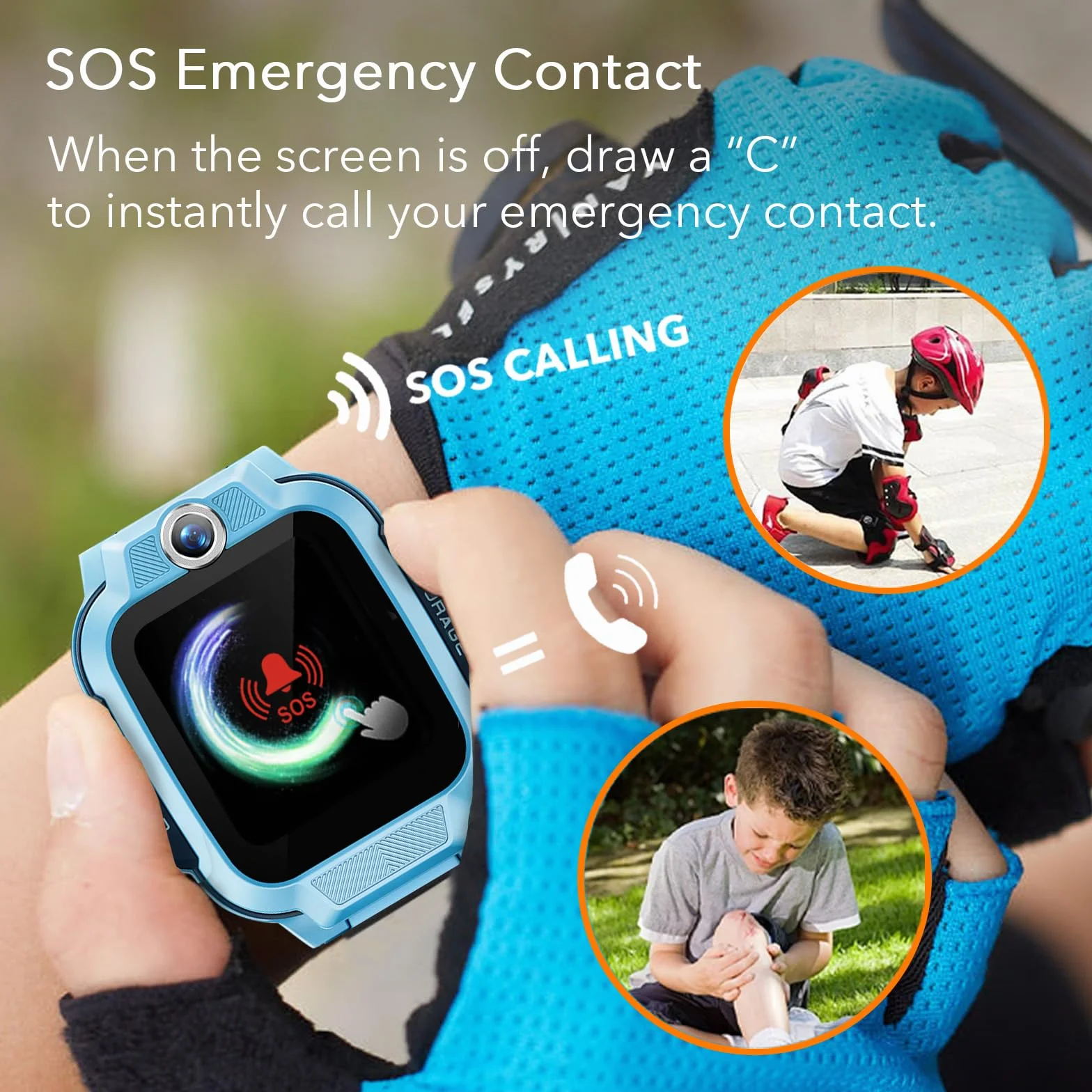 imoo Z3 Reloj Inteligente Niño con GPS Localizador y Llamadas, Smartwatch para Niños 4G con Llamadas de Video, SMS, Podómetro, Modo Escuela, Resistente al Agua IP68, Regalo para Niños y Niñas (Azul)