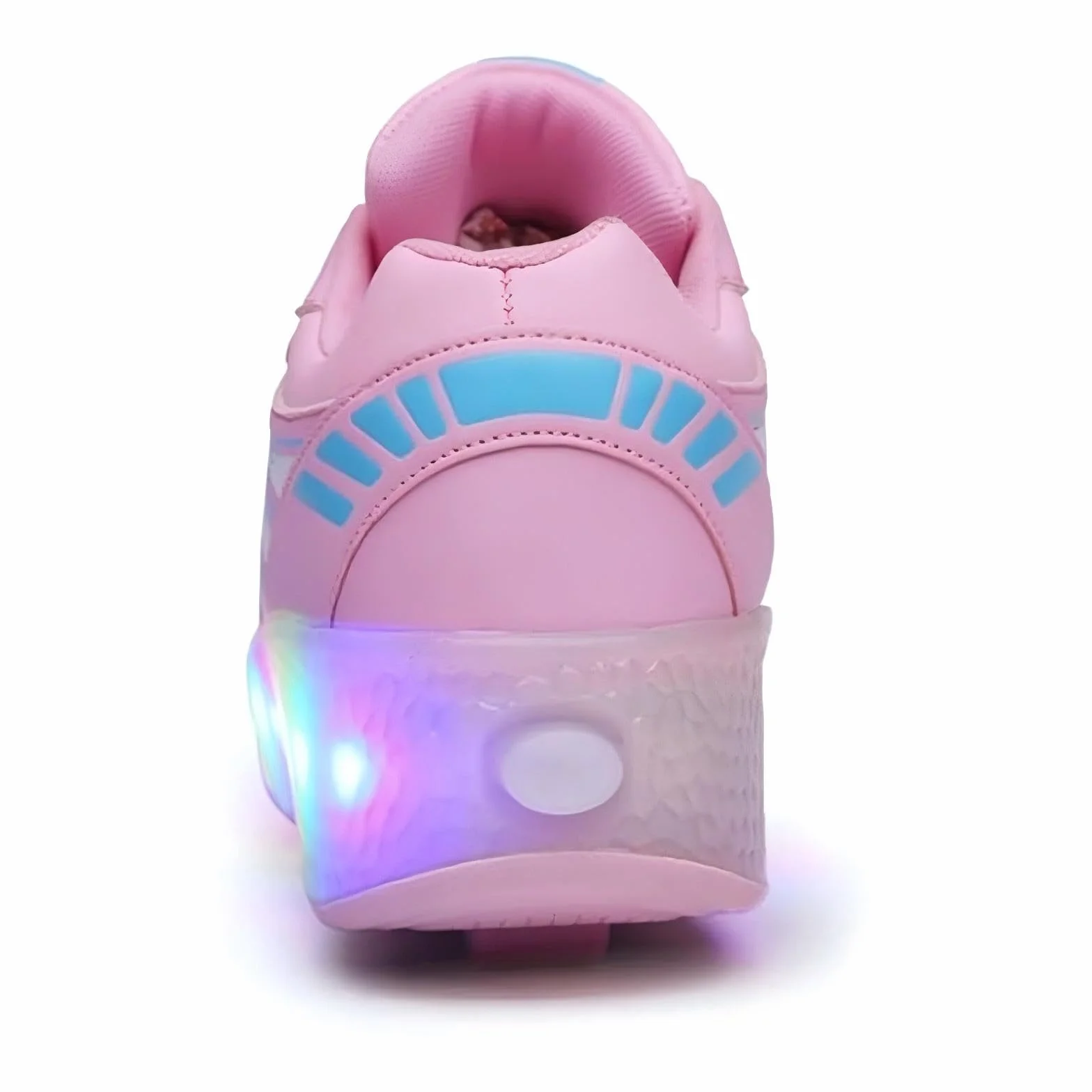 Zapatos con ruedas LED Recargable USB Doble Rueda Exterior para Niños