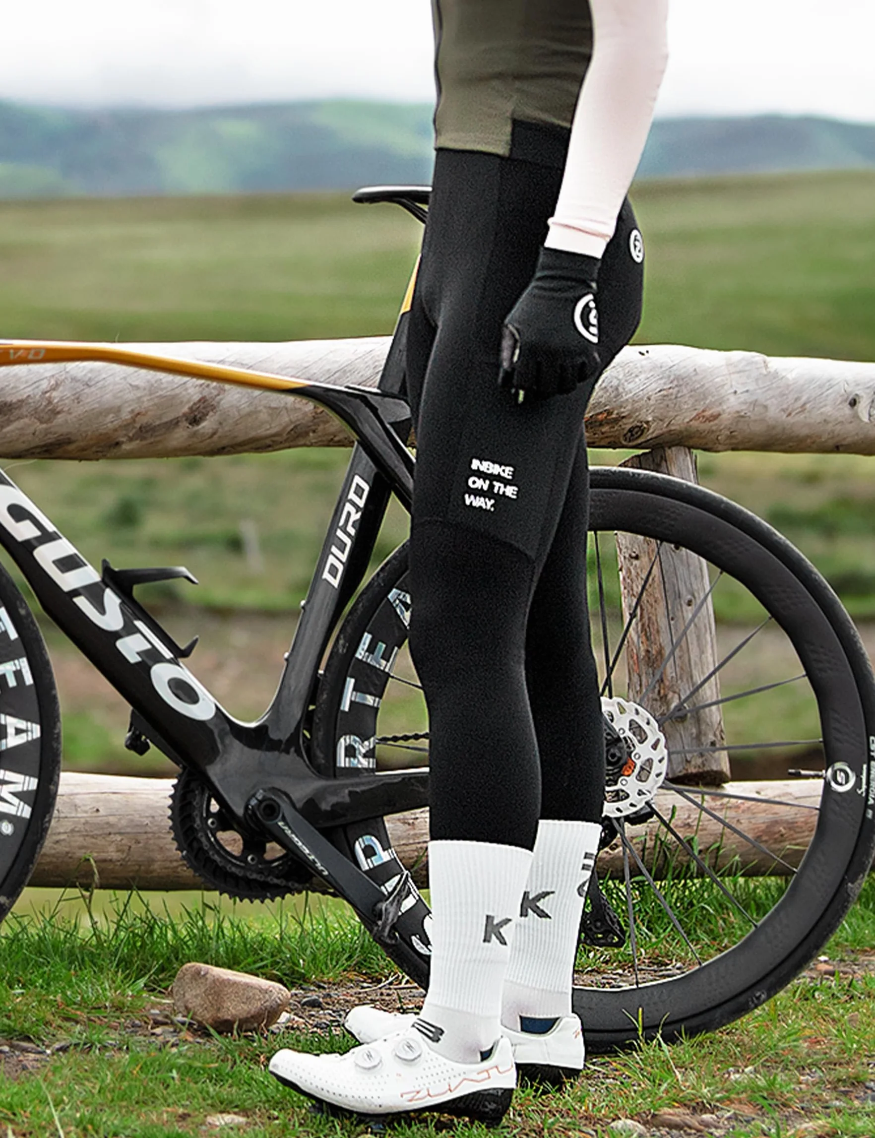 INBIKE Culotes de Ciclismo para Hombre Largo Termicos Pantalones Bicicleta Montaña MTB Inveirno Elásticos Thermal
