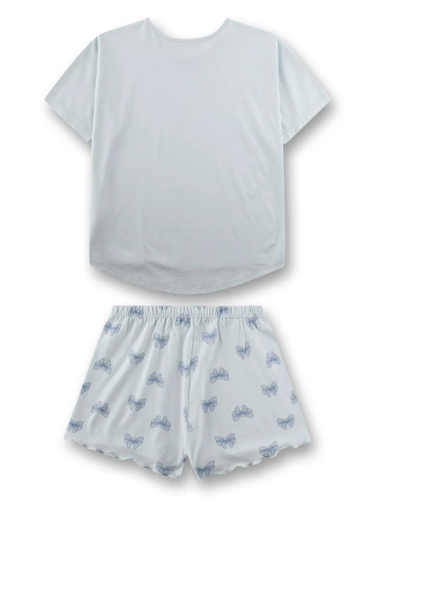 Sanetta 246100 Juego de Pijama, Turquesa, 128 cm para Niñas
