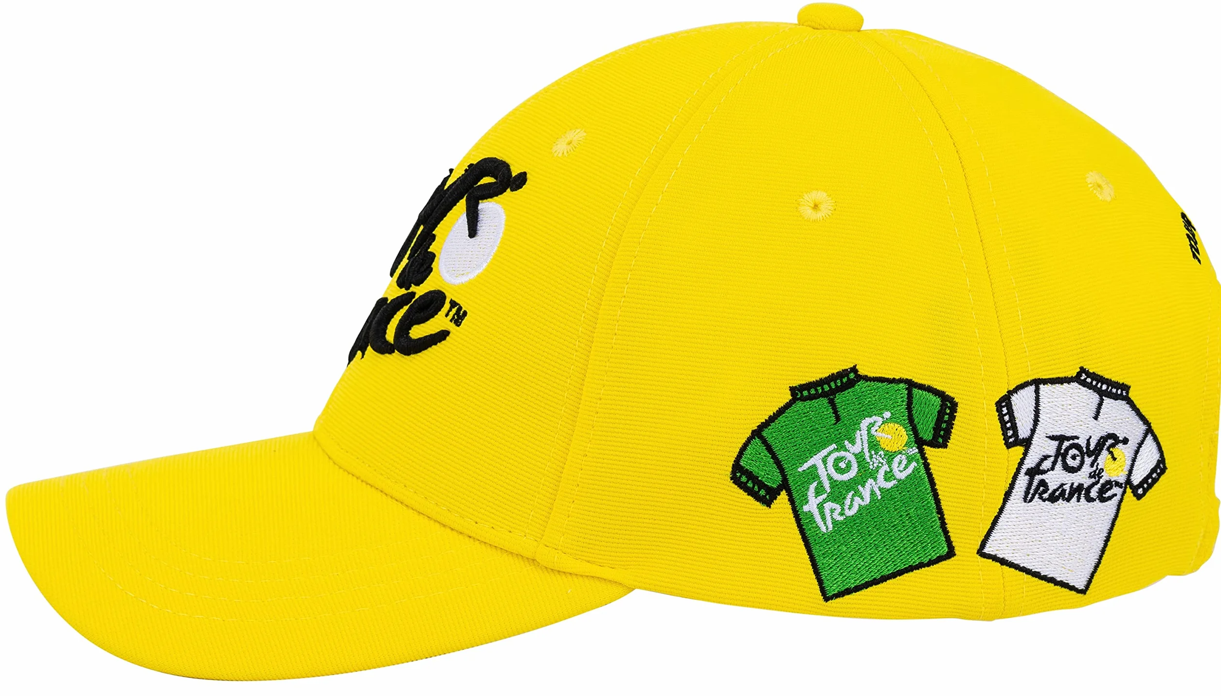 Tour de France Gorra líder Oficial Ciclismo Talla Ajustable Amarillo Talla única