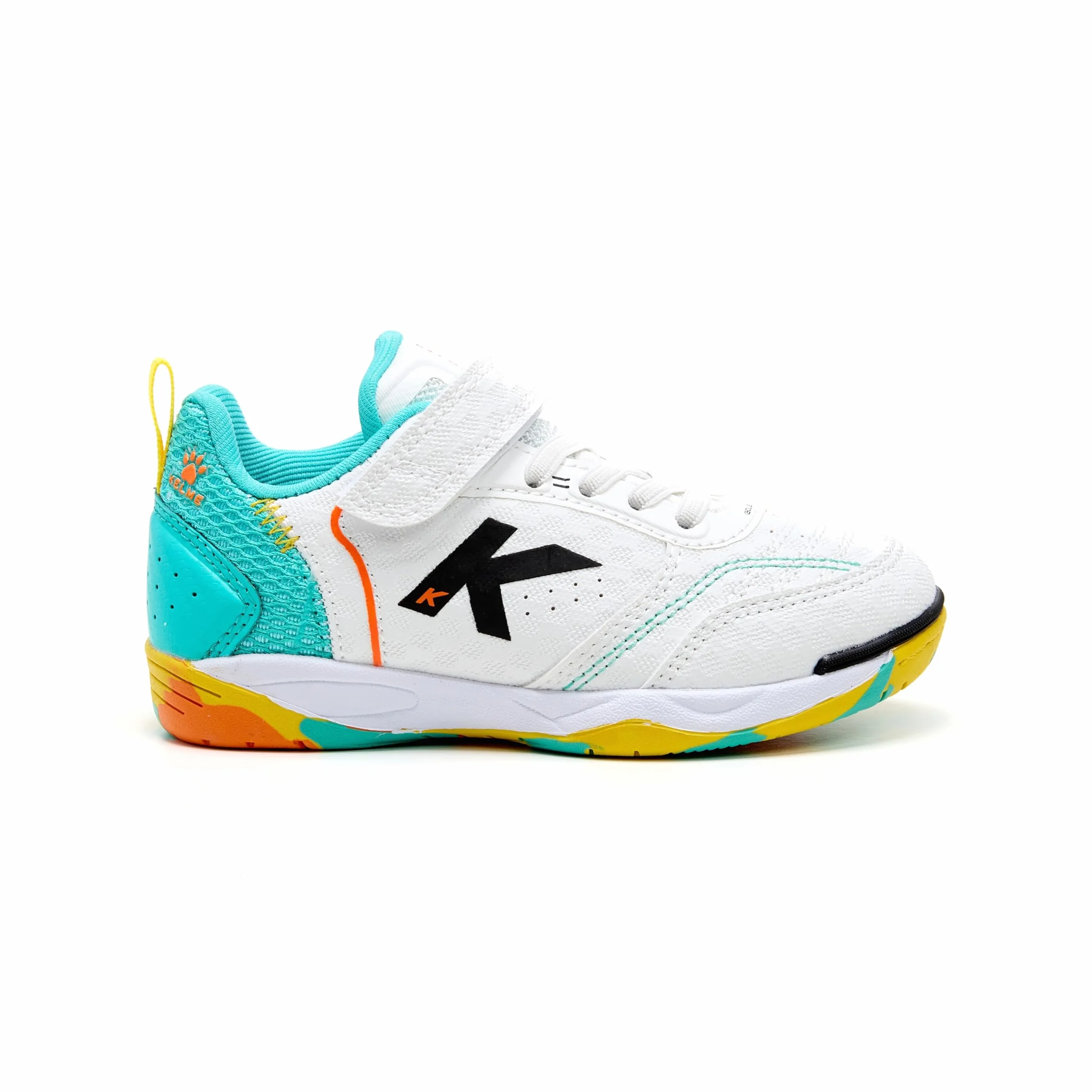 KELME Zapatilla De Niño Goleiro Elastic Indoor Blanco