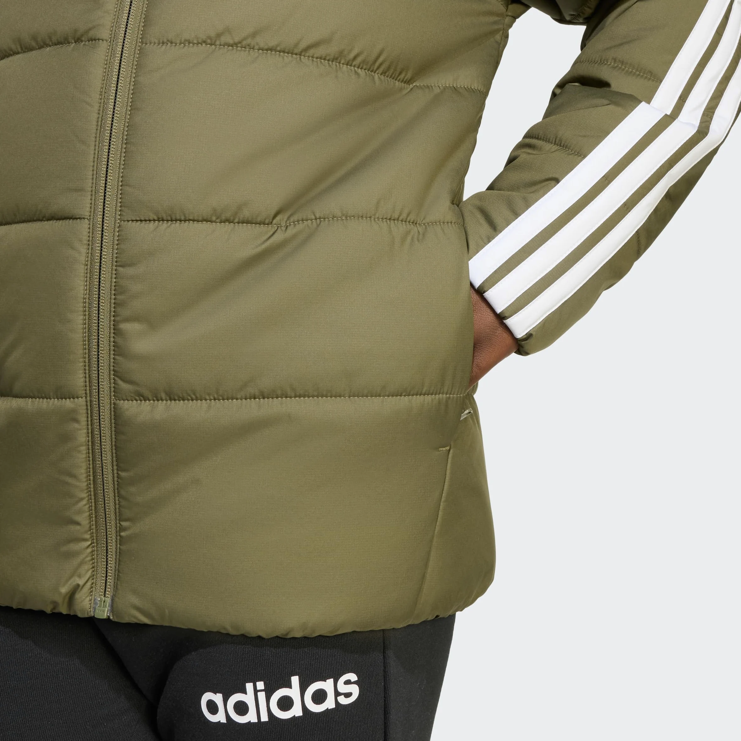 adidas Unisex Kids' Chaqueta acolchada Essentials 3 Stripes