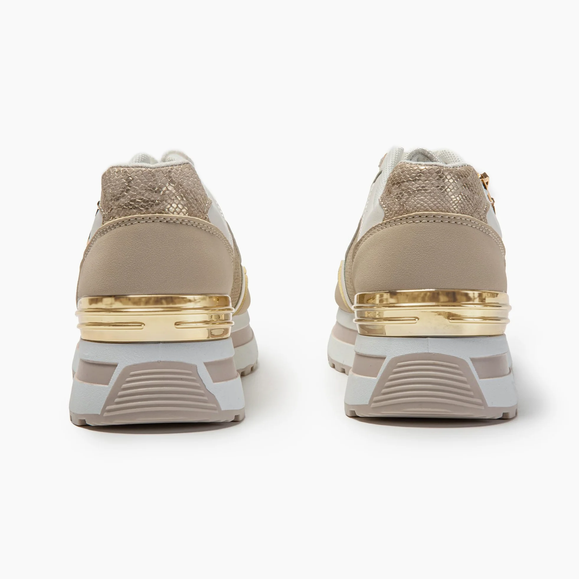 JOMIX Zapatillas con Plataforma para Mujer - Deportivas, Zapatos Cuña, Vestir - Ideales para Gimnasio, Caminata, Jogging y Fitness