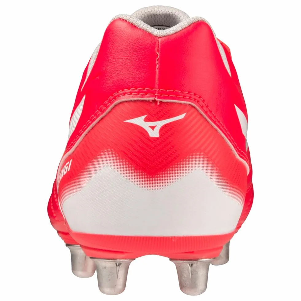 Mizuno Waitangi II Cl Rugby Unisex, Fierycoral2 Blanco, 42 EU