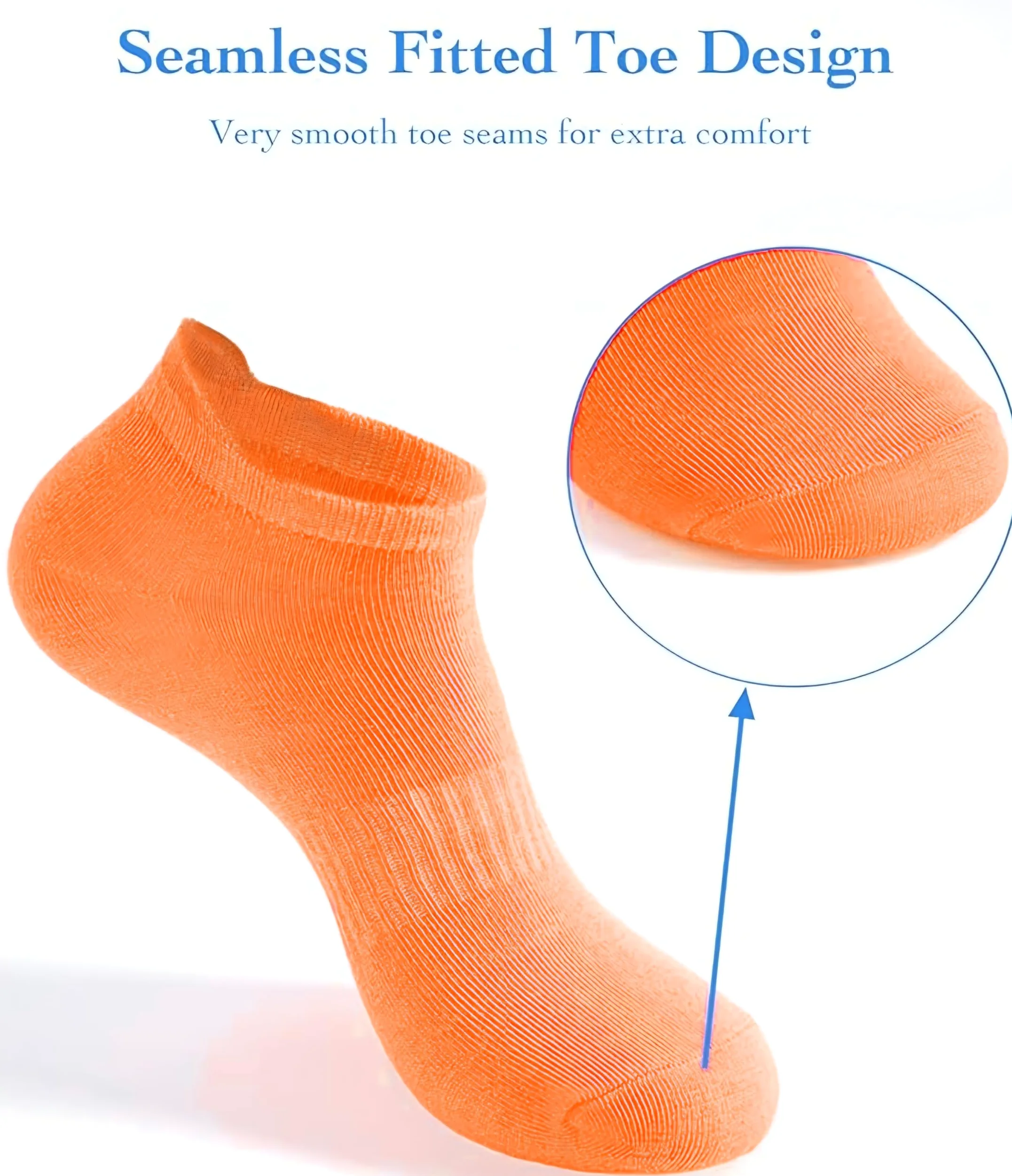 20 pares de calcetines de tobillo para mujer, calcetines de algodón invisibles para mujer, talla 9-11