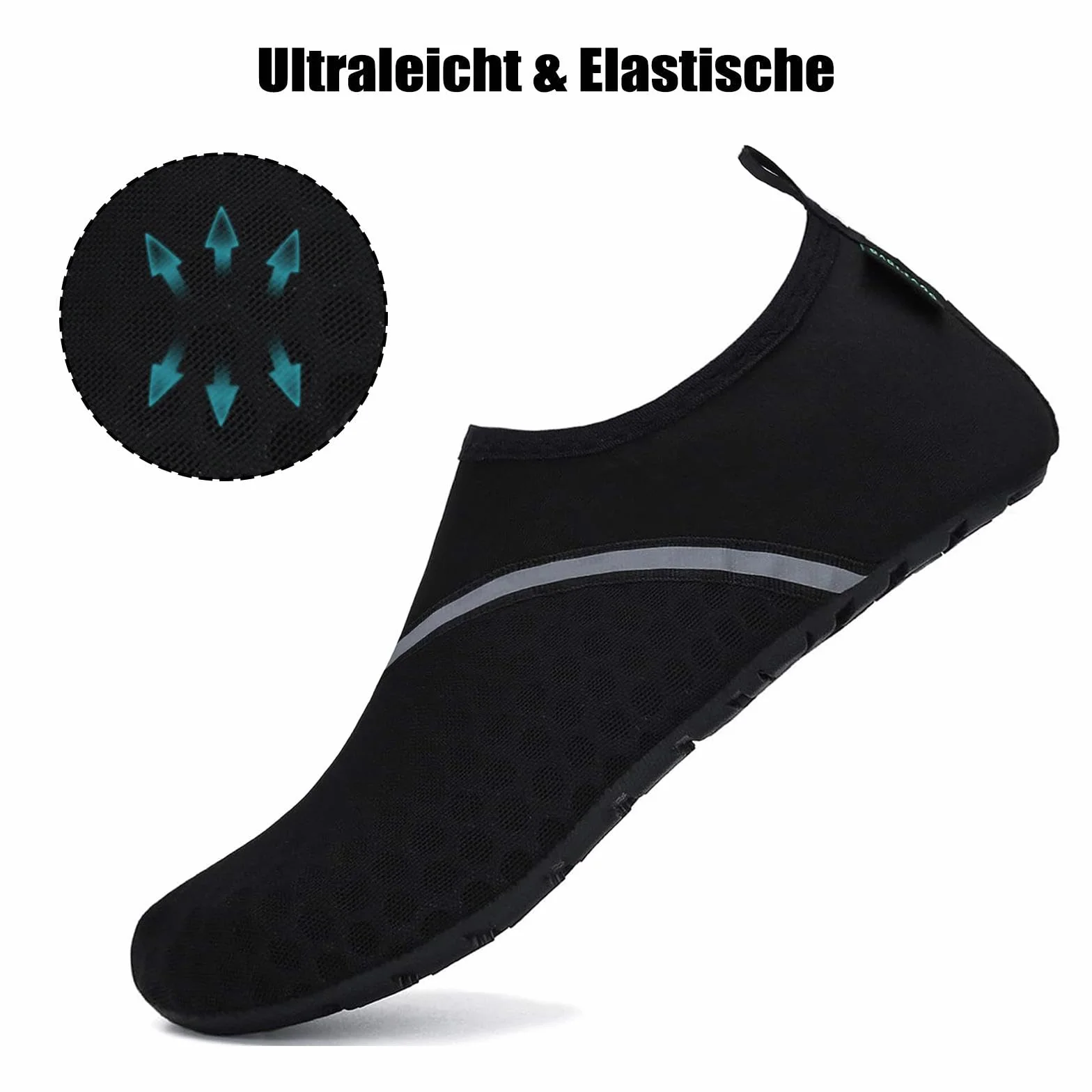 SAGUARO Escarpines Secado Rápido Zapatillas de Agua Mujer Hombre Gr.36-47 EU