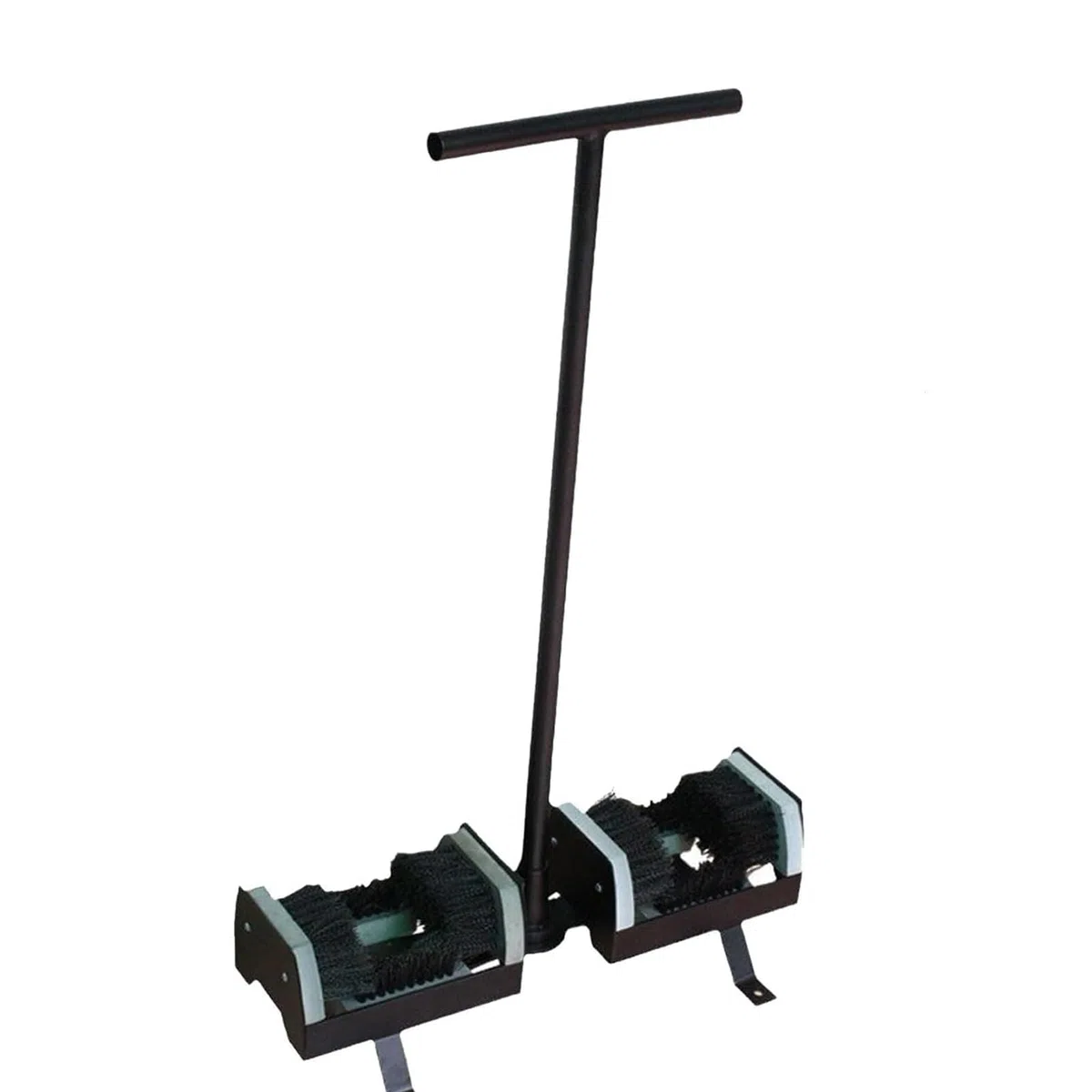Limpiador de botas con asa, elimina eficazmente el barro y la nieve de las suelas, ideal para puerta delantera y uso en el jardín