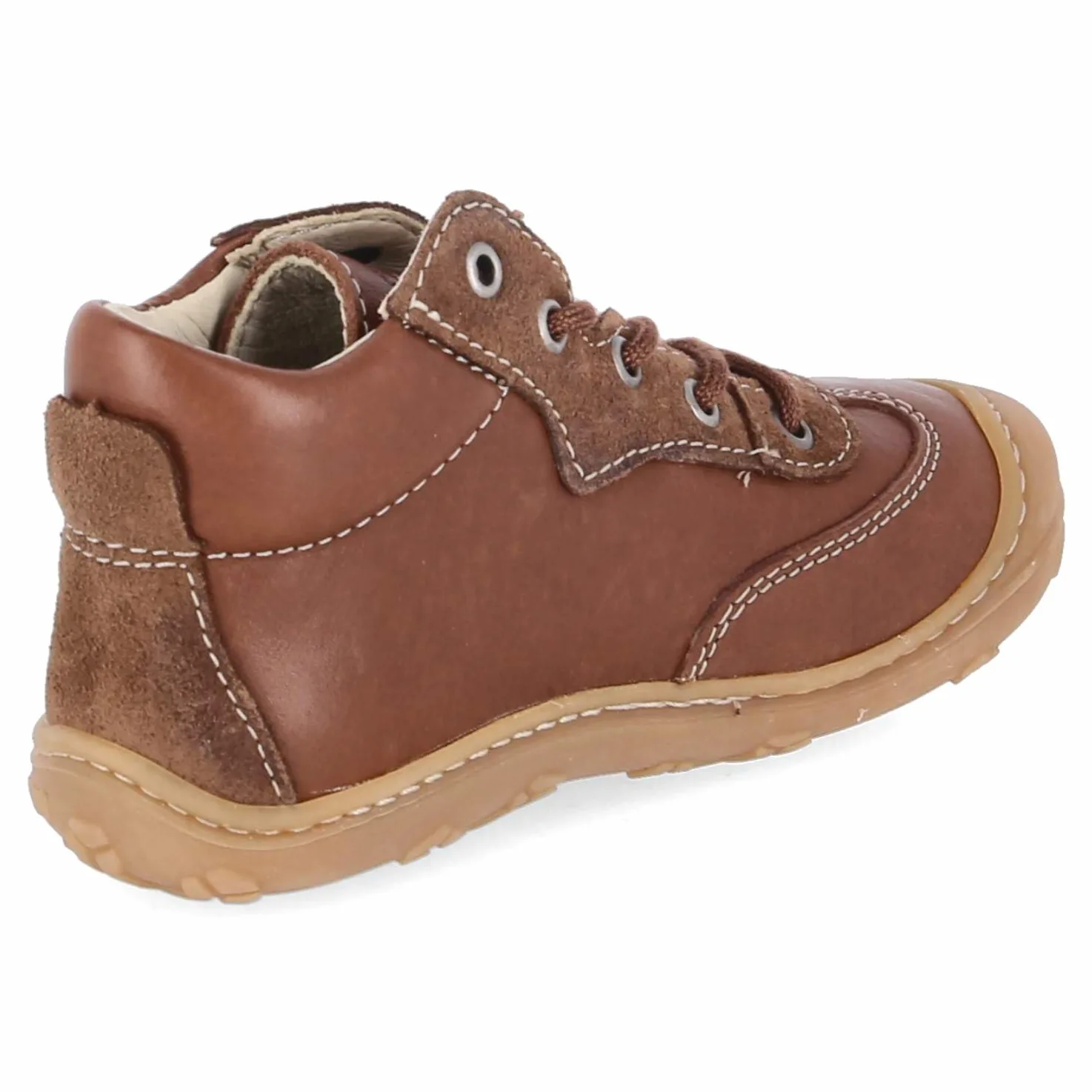 PEPINO 50 1205402/260 - Zapatillas unisex para aprender a andar (piel, talla 18), color marrón