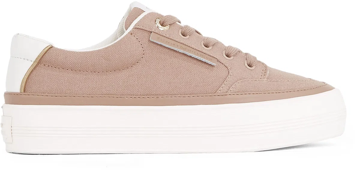Tommy Hilfiger Sneaker con Suela Vulcanizada Mujer Essential Textile Plateau