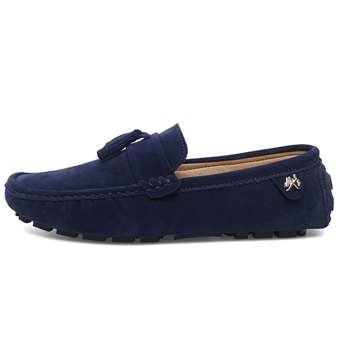 Hombres Elegante Hebilla Mocasines Comodidad Ante Zapatos de Conducir Estiloso Pantuflas Holgazanes Slip On Verano Plano Cuero Zapatos de Conducción 38-49 EU