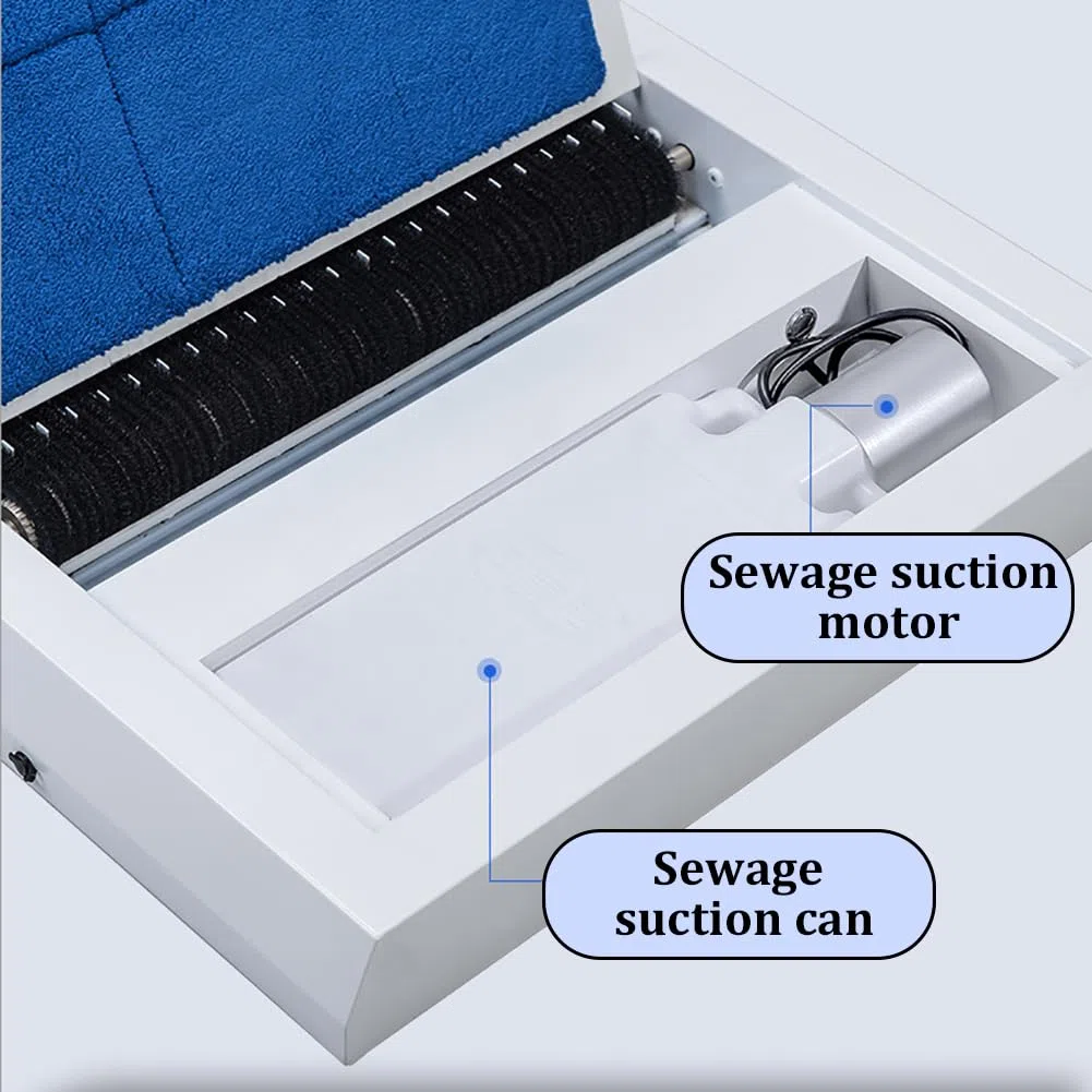 Cepillo Multifuncional para Zapatos con Sensor, Máquina De Limpieza De Suelas Totalmente Automática, Equipo Comercial para El Mantenimiento del Calzado,L 100cm