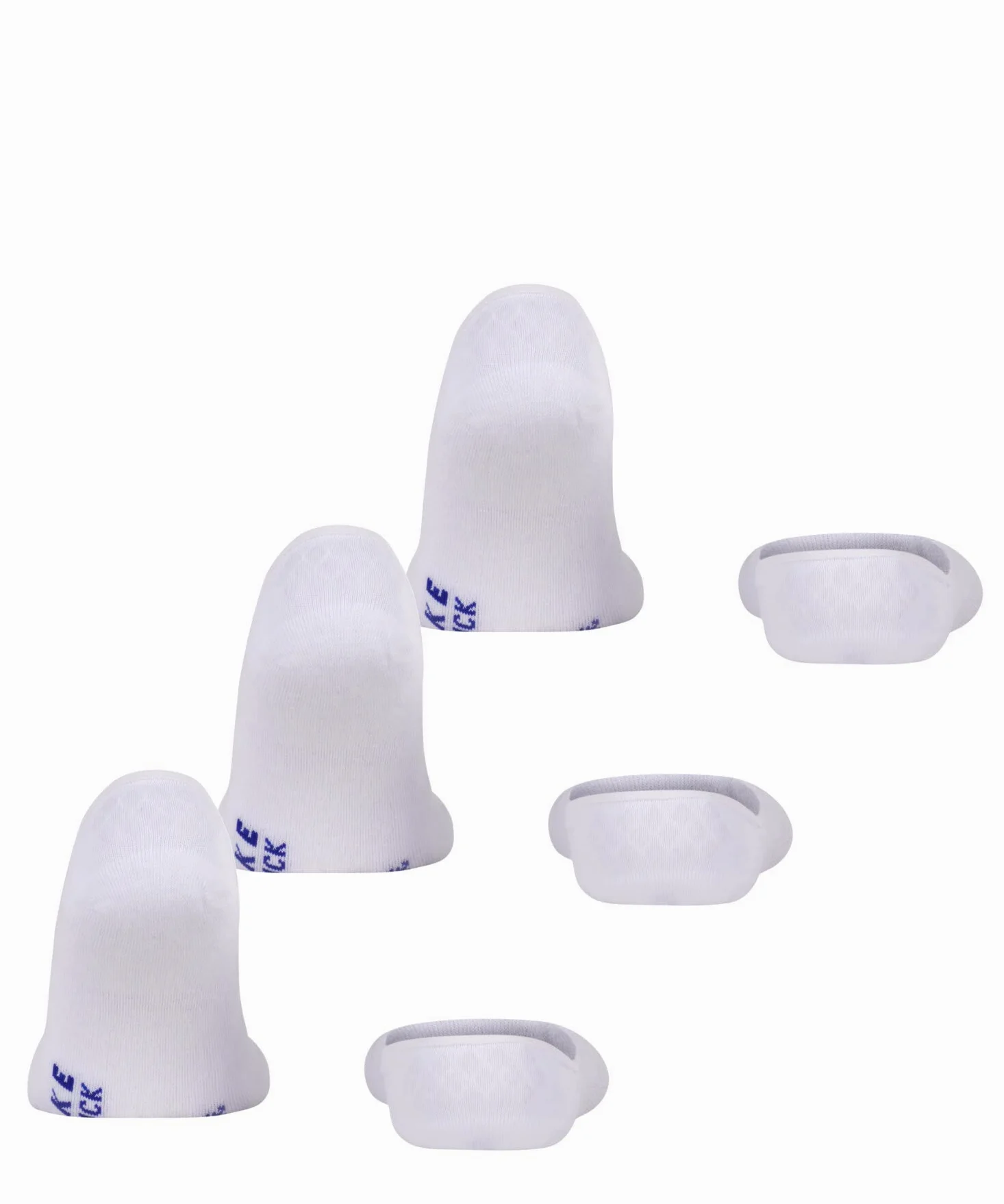 FALKE Cool Kick 3-Pack Unisex Pinkies antideslizante gracias a la silicona en el talón | con suela de felpa ultra ligera