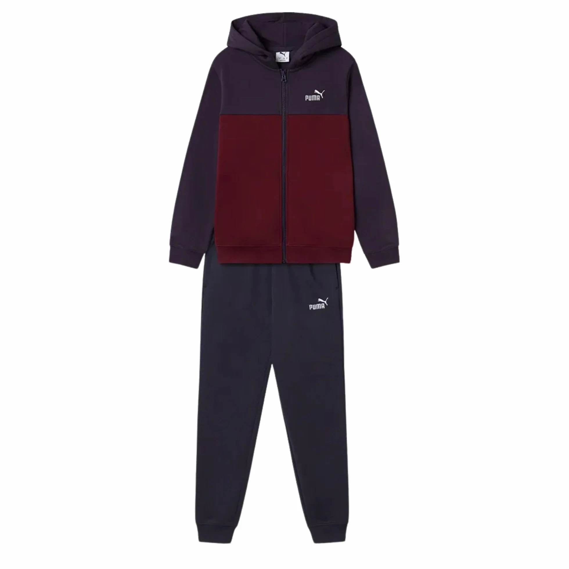 Puma Chándal de niño con capucha y cremallera azul Código 692204-16