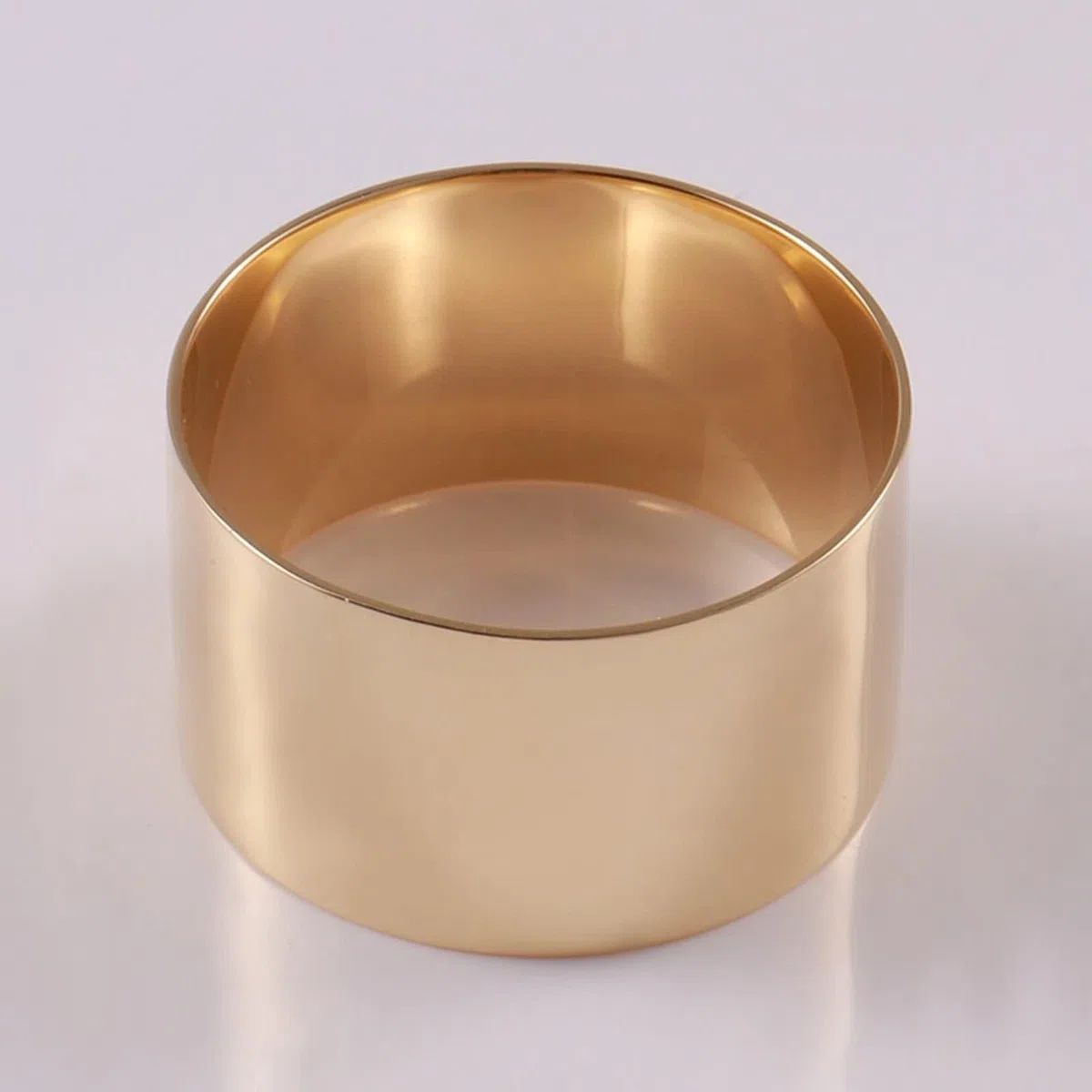 Alianzas de boda, oro amarillo de 9 K/14 K/18 K, ancho 12 mm, bisutería de regalo de cumpleaños