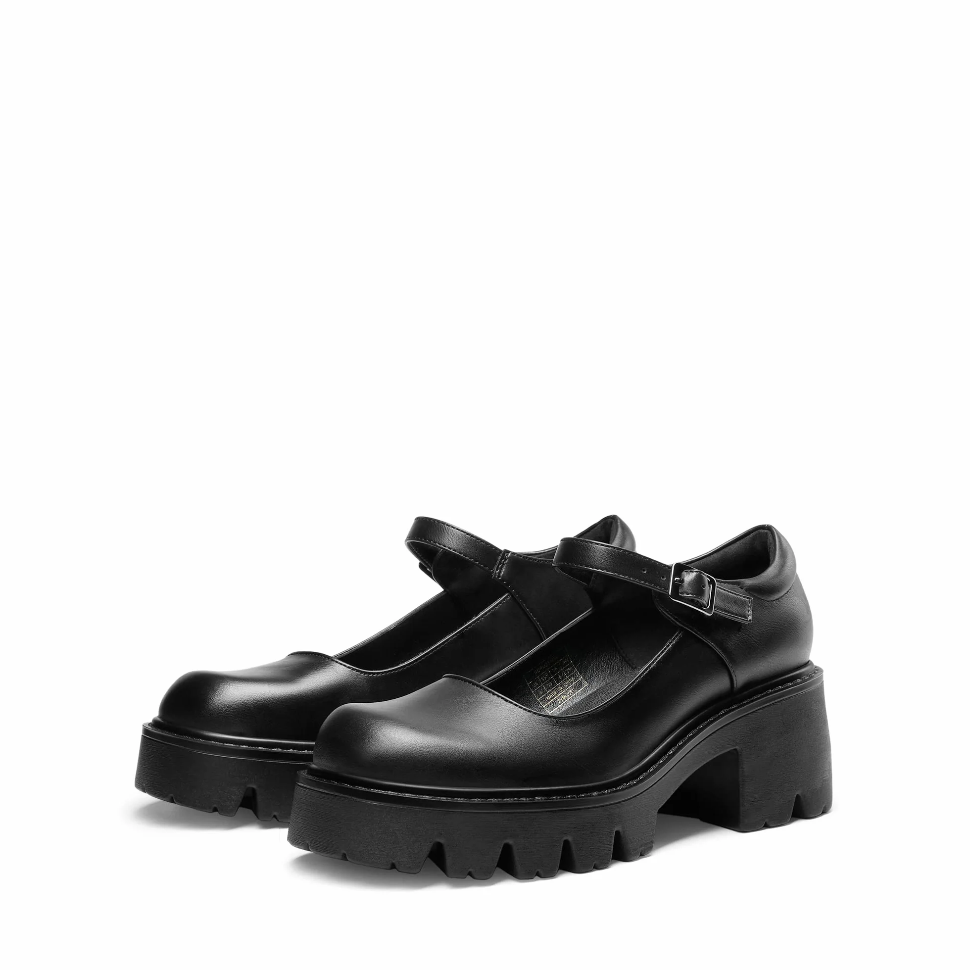 DREAM PAIRS Mary Jane Mujer Zapatos de Tacón Ancho Cómodos con Plataforma Lolita Japonesa