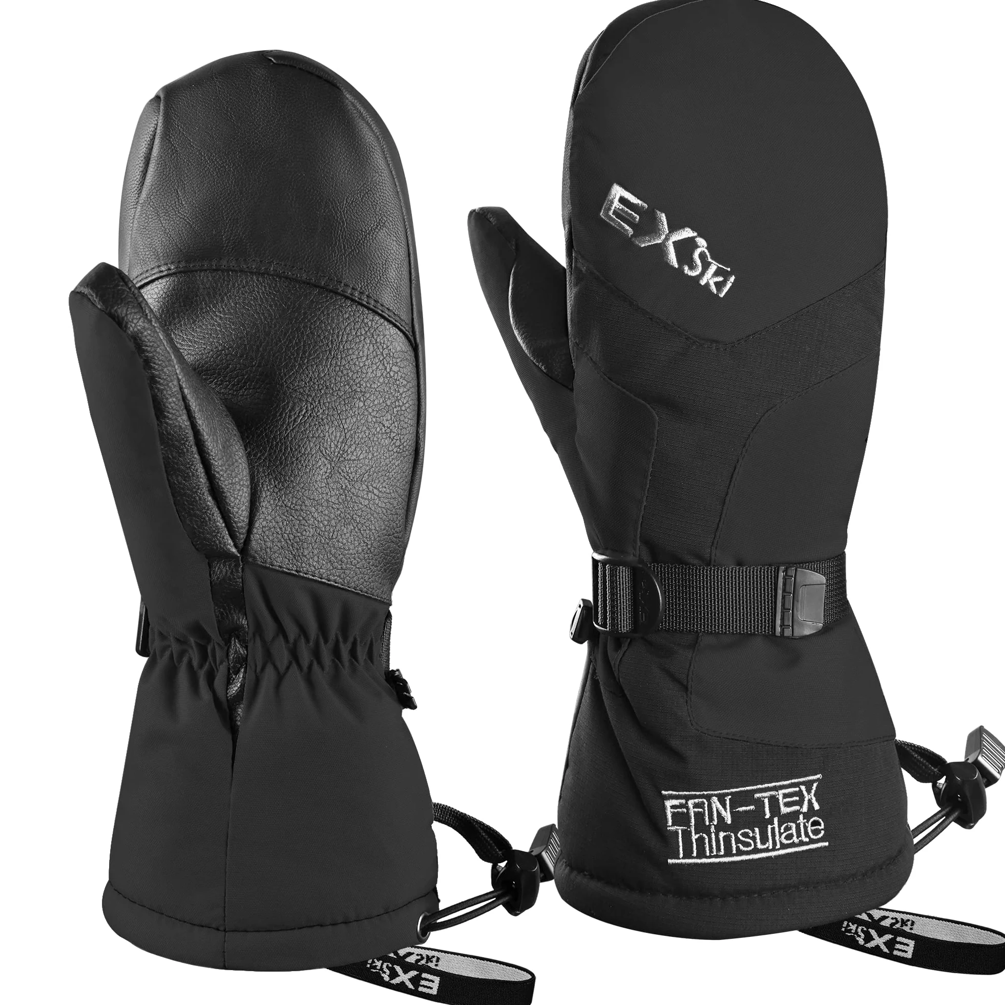 Manoplas Esquí Hombre Caliente Guantes Invierno Snowboard Impermeables Prueba Viento Térmica Thinsulate Mujer