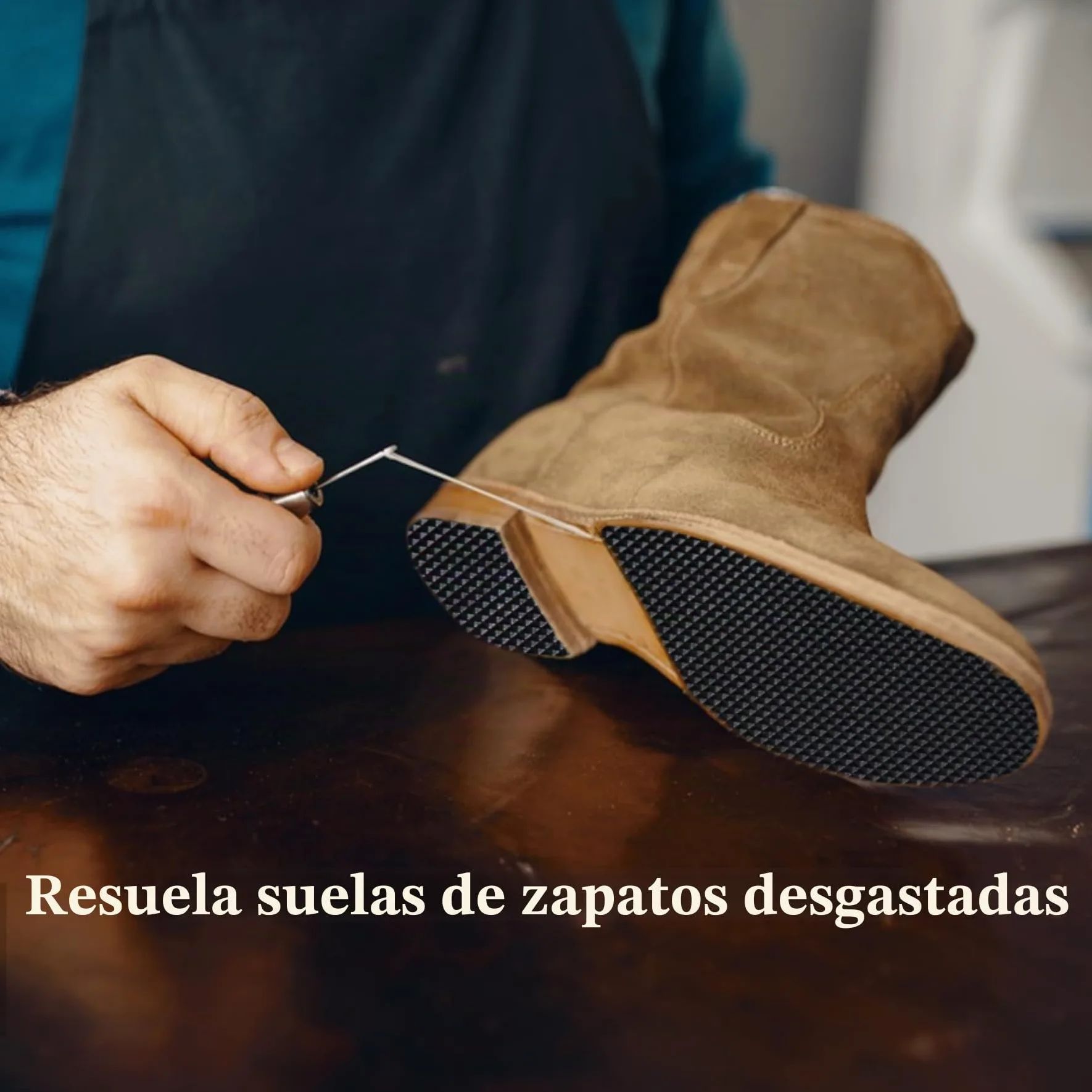 Goma de reparación de suela de zapatos, 5 mm de grosor, hoja de suela de goma antideslizante para la parte inferior del zapato, negro, 1 unidad (paquete de 1)