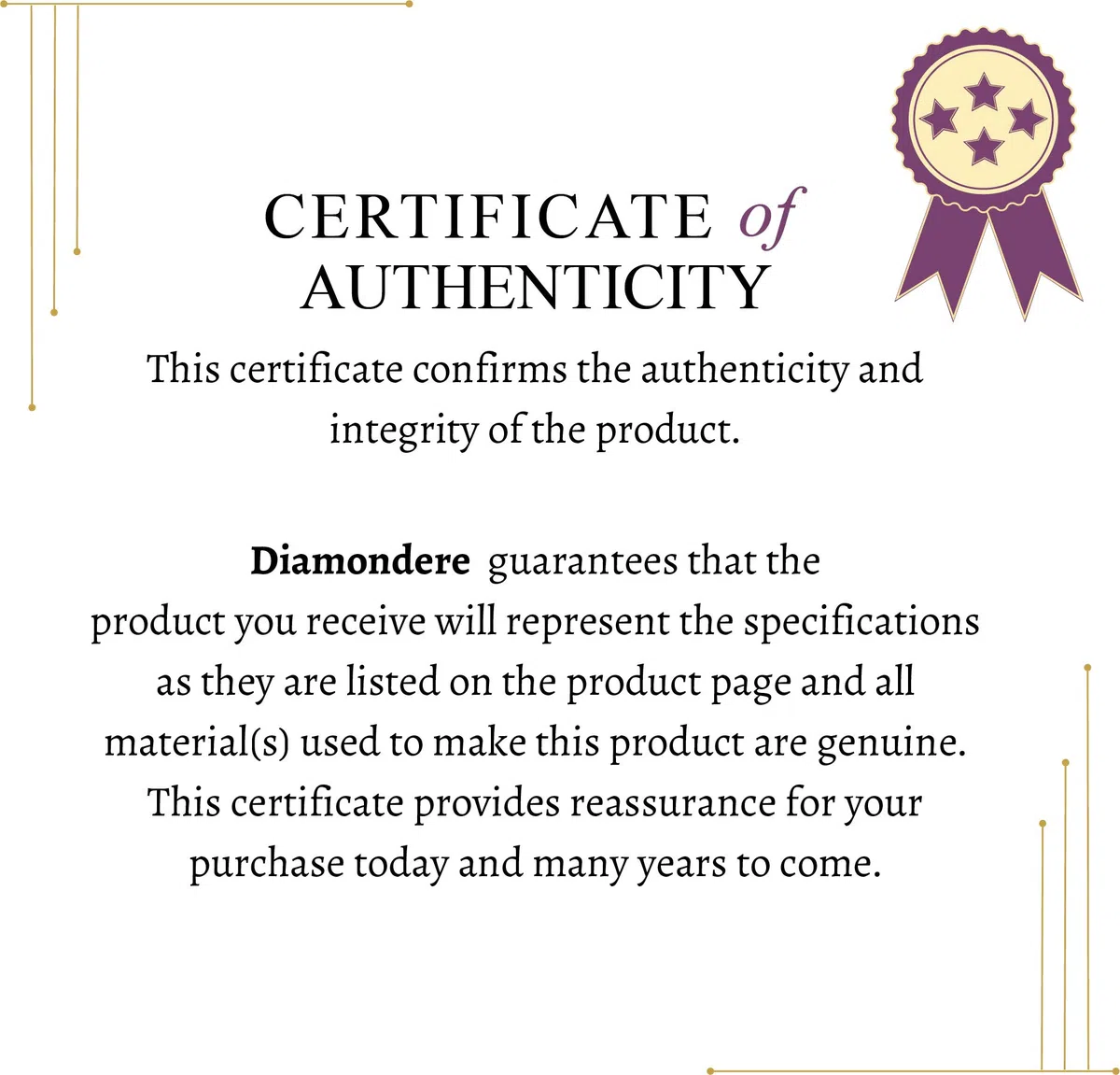 Diamondere Collar solitario con nudo infinito de piedras preciosas naturales y certificadas en oro blanco de 14 k | Colgante de 0,42 quilates con cadena, metal, cuarzo