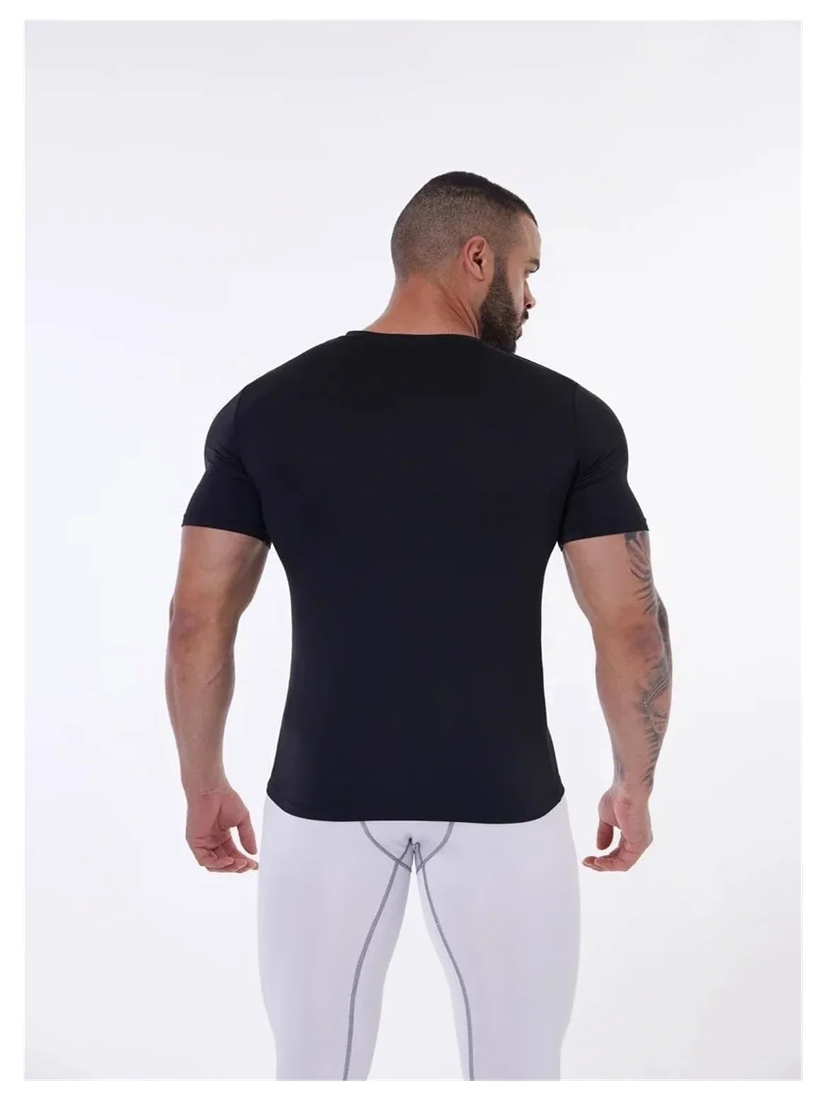 Camiseta CompresióN Hombre Camiseta de compresión for hombre, Fitness, gimnasio, moldeador de cuerpo, deporte, correr, camisetas, camisetas de manga corta de secado rápido, ropa moldeadora masculina C