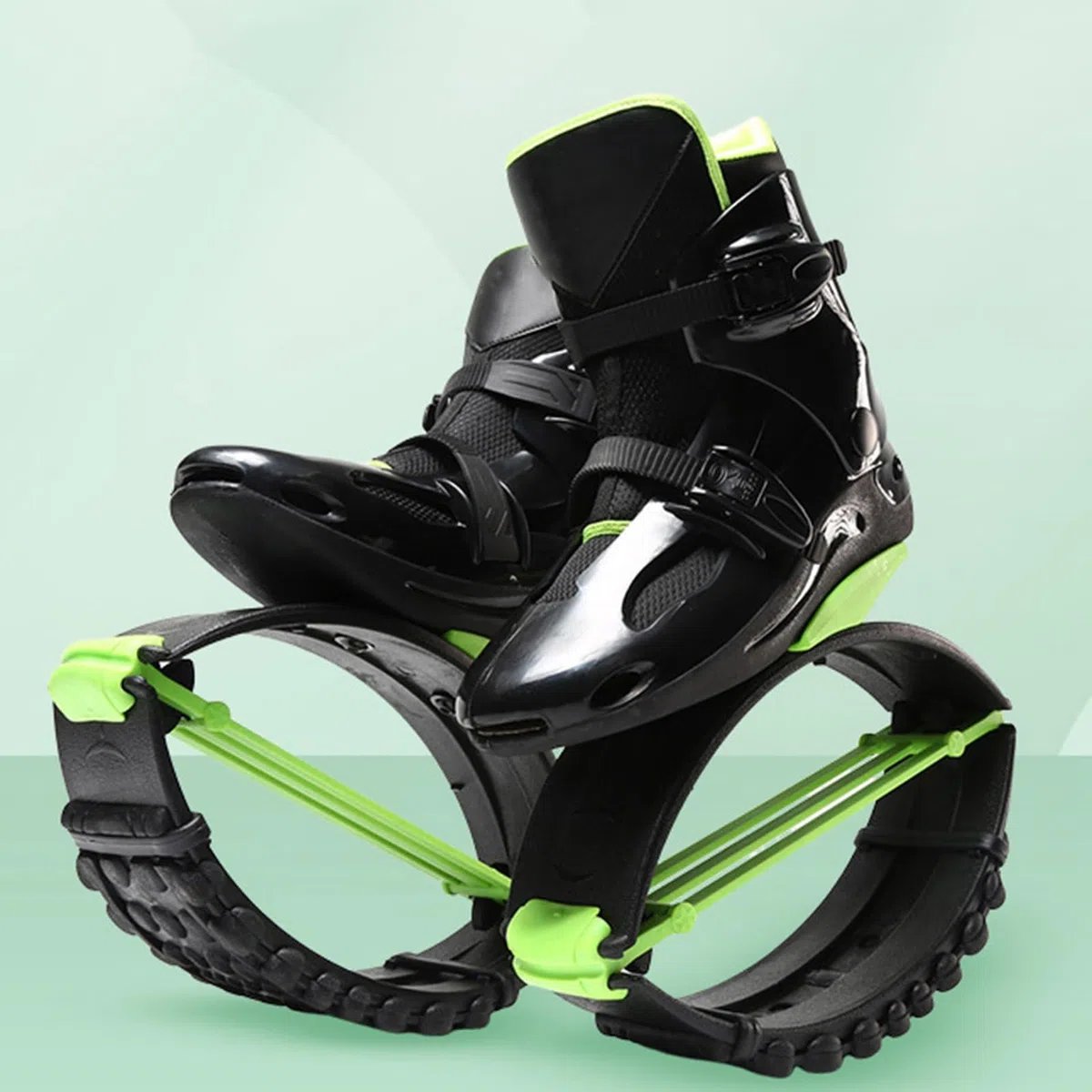 Botas de salto para entrenamiento de fitness, forro suave, zapatillas de correr antigravedad