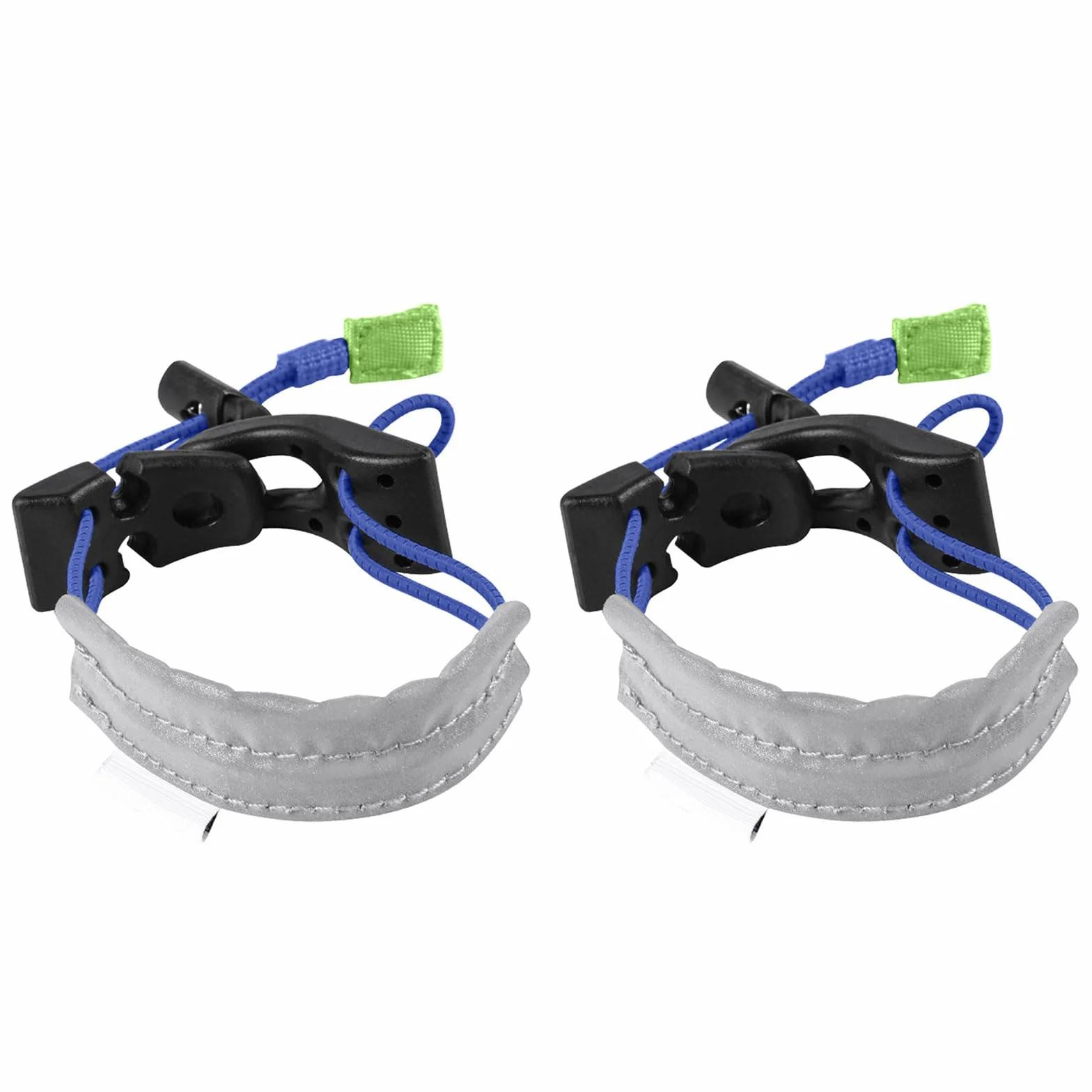 Correa reflectante para bicicleta, cinturón de sujeción de tobillo, 2 piezas