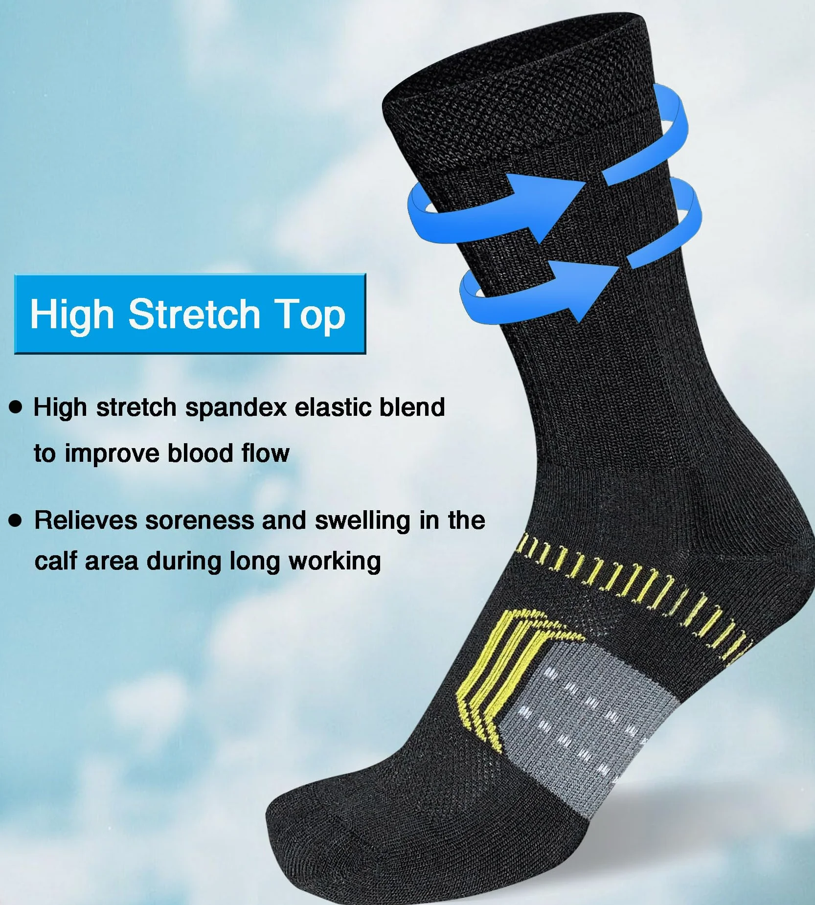 suaskk Calcetines deportivos acolchados para mujer, transpirables, absorbentes, cómodos, para senderismo, 5 pares