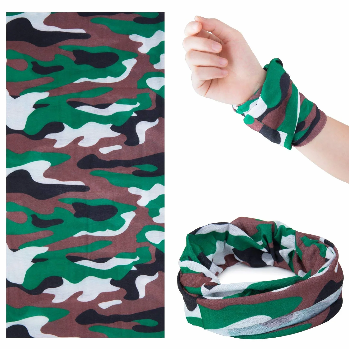 SLOSH Bandana Cintas Pelo Deporte Hombre Mujer Ciclismo Yoga Elastica Pañuelos Cabeza UV