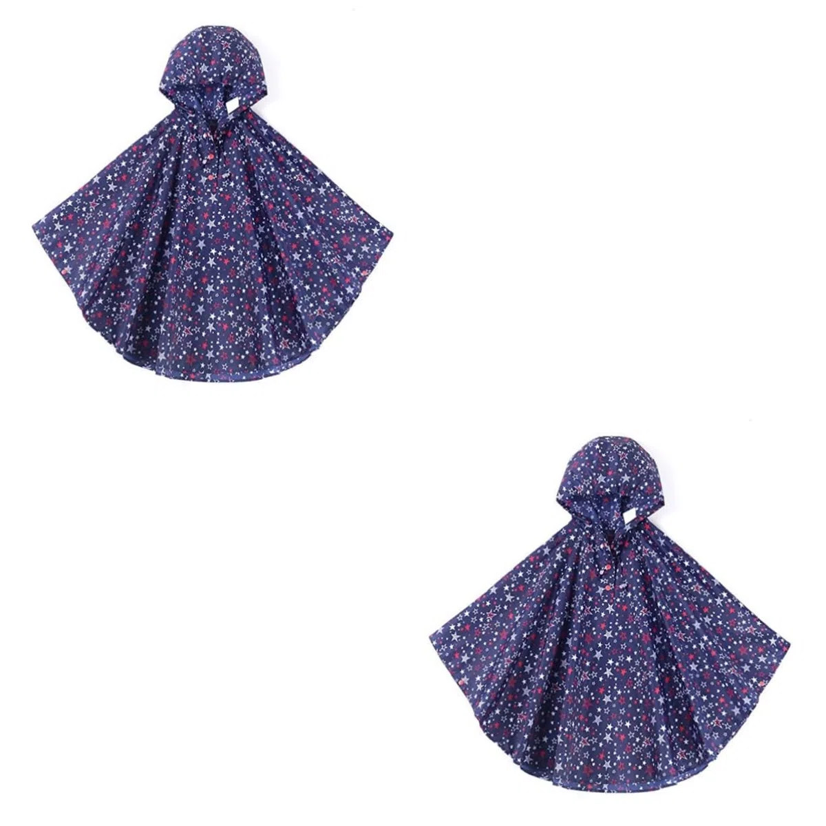 LIFKOME Impermeables Para Niños Pequeños Abrigo De Lluvia Para Niños Poncho De Lluvia Para Niñas Chaqueta De Lluvia Para Niña Ponchos De Lluvia Para Niños Lluvia De Chicas Blue