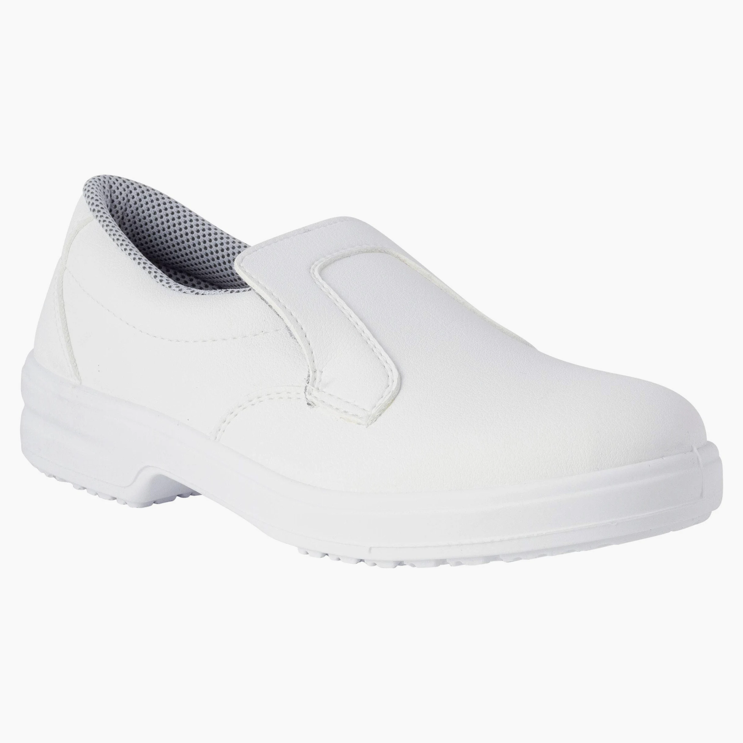 REPOSA Nurse - Zapatos Sanitarios Mujer y Hombre en Microfibra, Zapatos de Trabajo Enfermería y Cocina, Cerrados sin Cordones - Zapatillas Antideslizantes Mujer Antishock, Antiestáticas, Transpirables