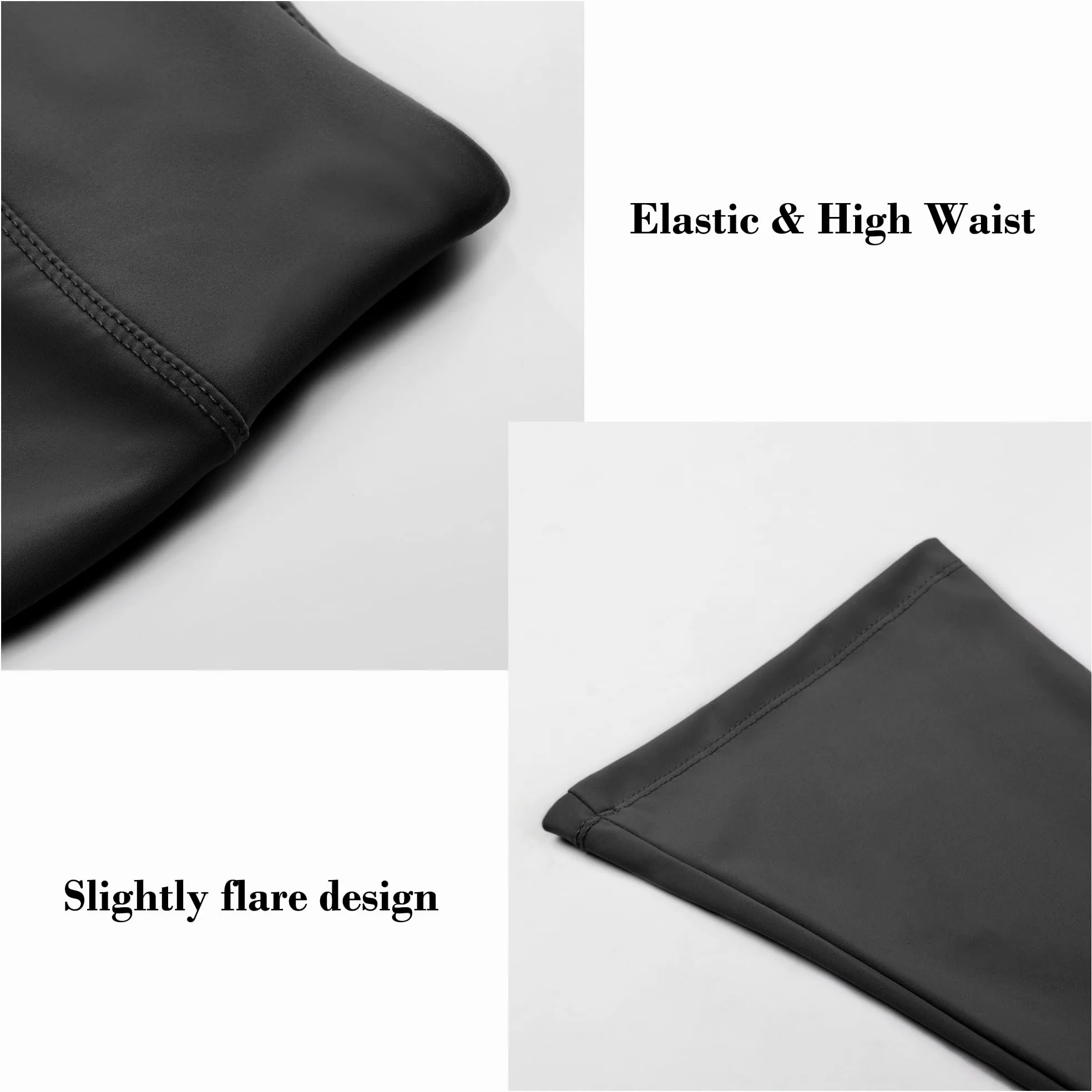 BIG ELEPHANT Polainas Acampanadas para niñas, Pantalones de Yoga Bootcut para niños, Medias Campanas para Entrenamiento de Baile