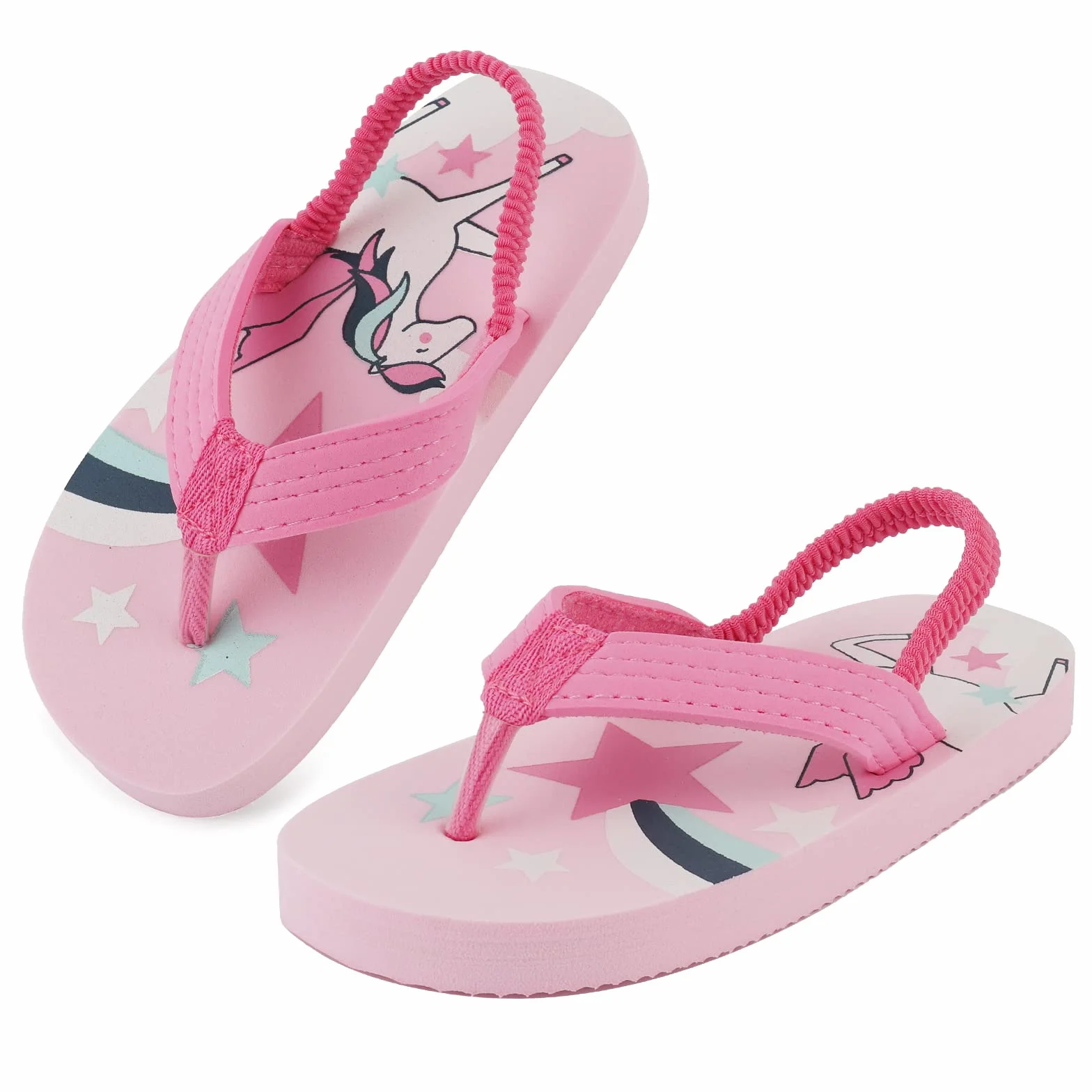 IEEILULU Chanclas Niño, Sandalias Piscina Unisex Niños Niñas, Ligera Cómoda Ducha Zapatilla